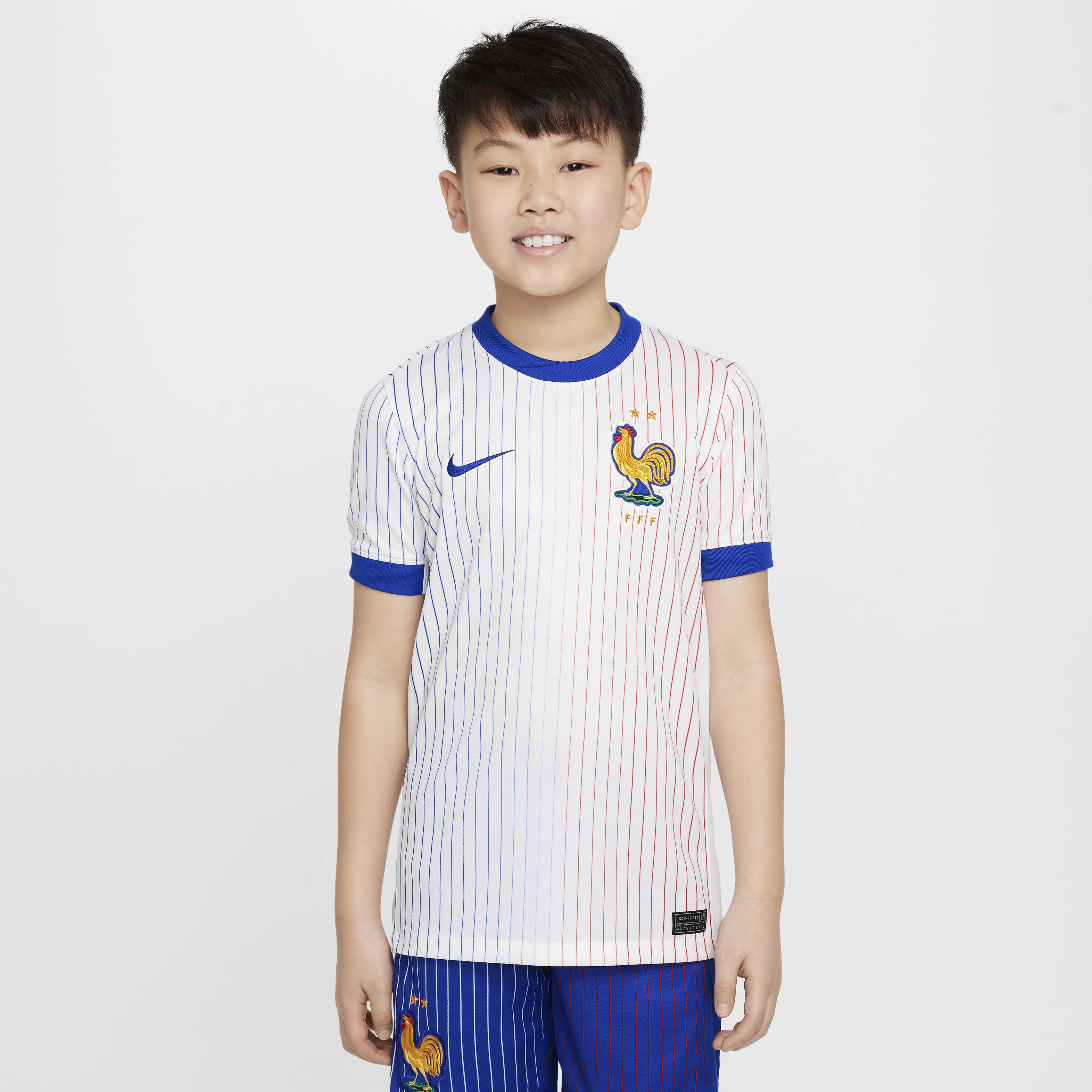 FFF (Men's Team) 2024/25 Stadium Away Big Kids' Nike Dri-FIT Soccer Replica Jersey