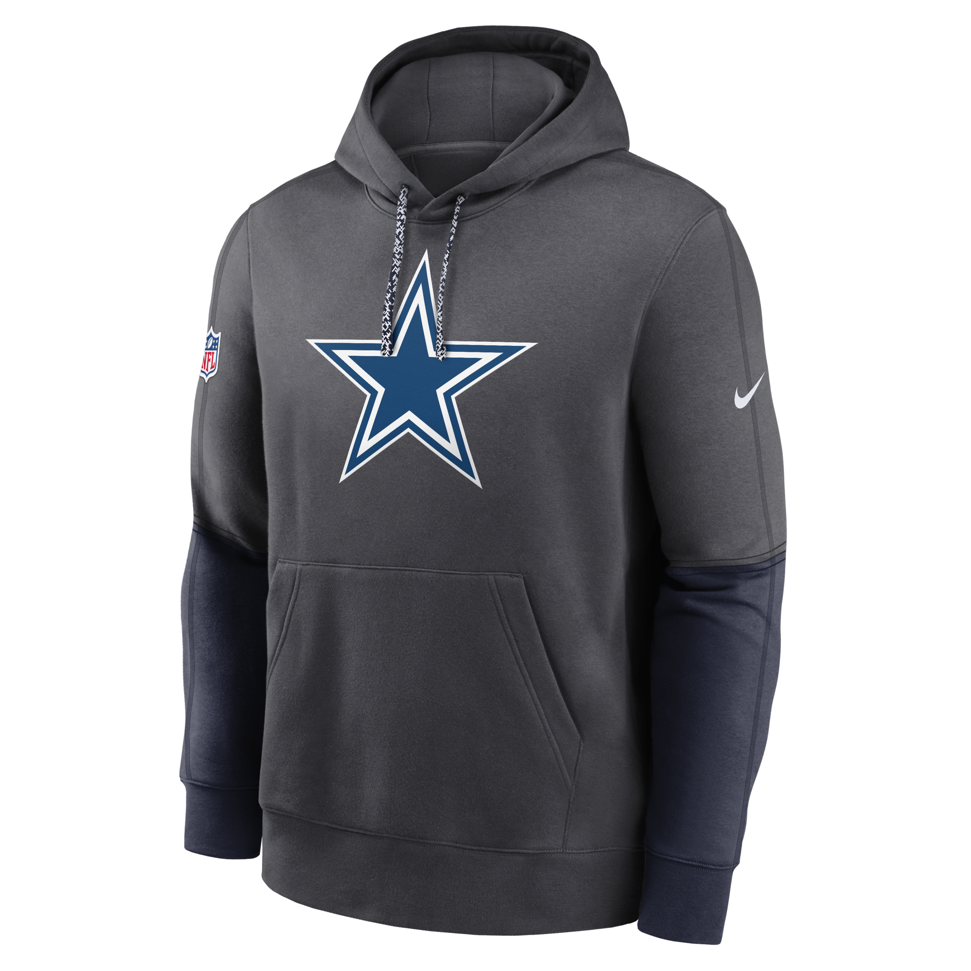 Dallas Cowboys Sideline Team Issue Club Men's Nike NFL Pullover Hoodie