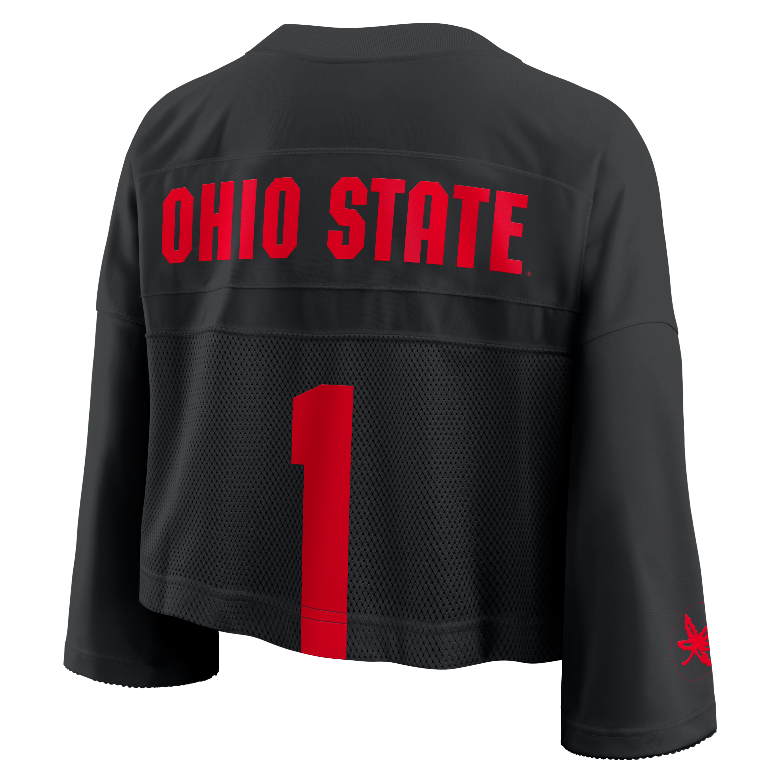 Ohio State Jersey Women's Nike Dri-FIT College Cropped Top