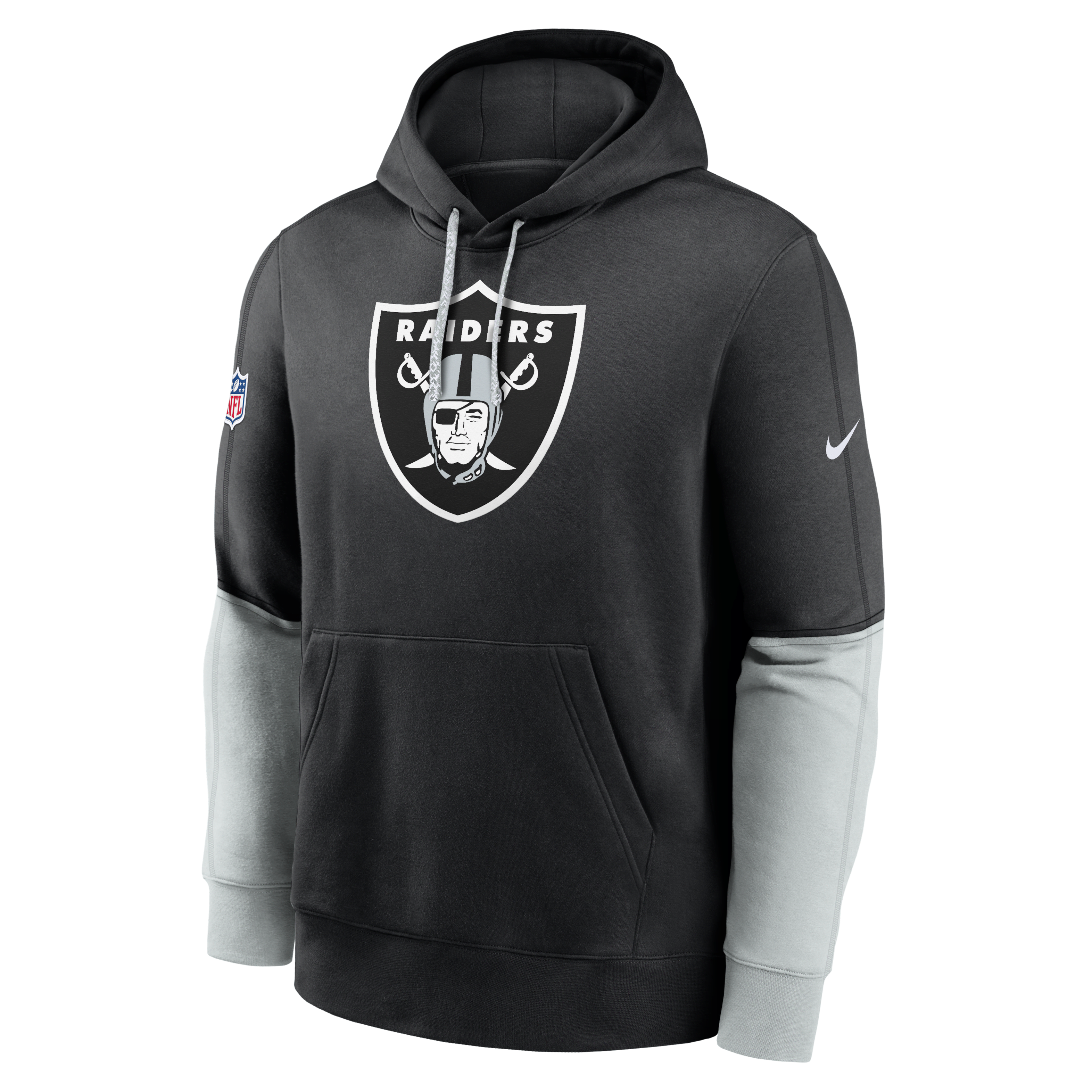 Las Vegas Raiders Sideline Team Issue Club Men's Nike NFL Pullover Hoodie