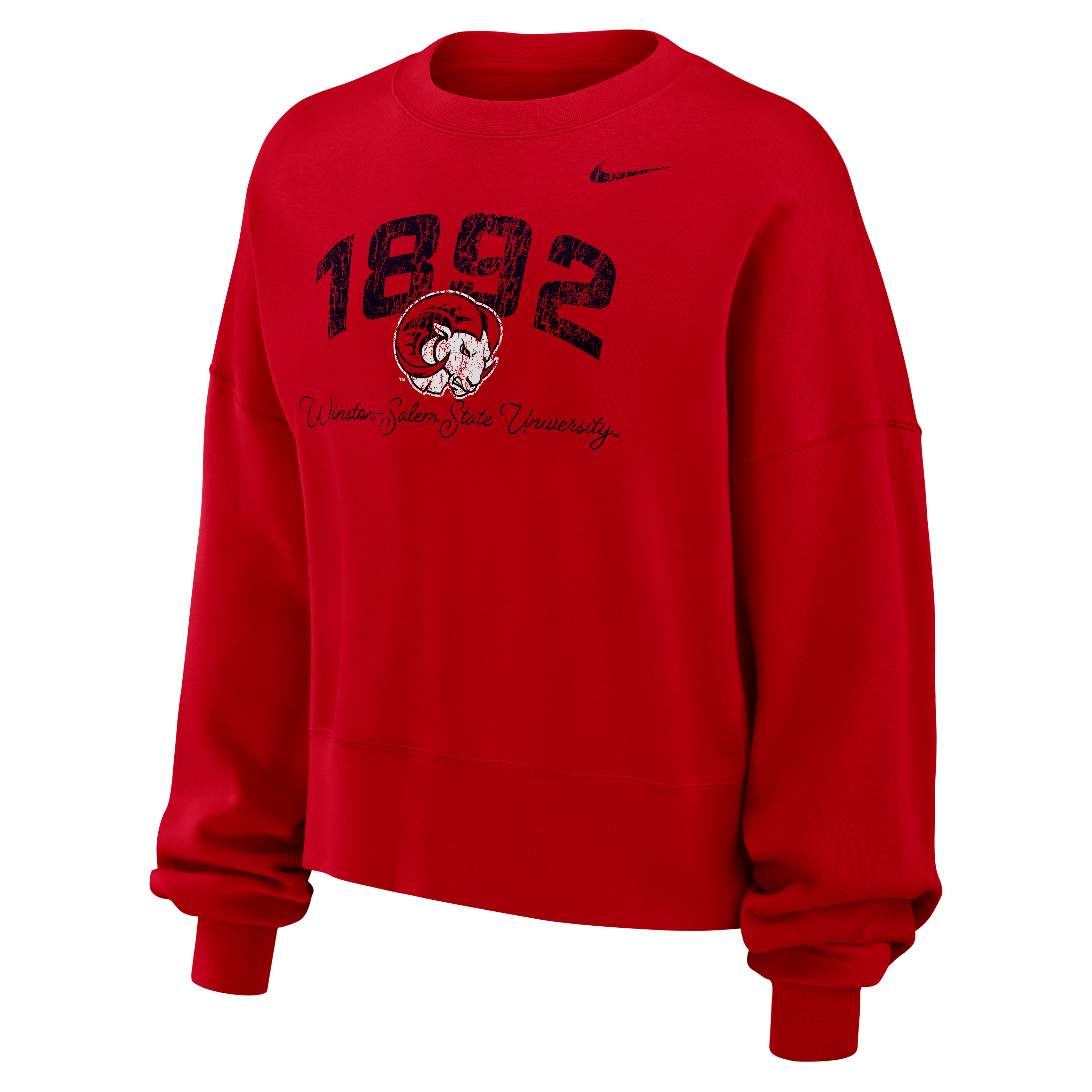 Nike College Phoenix Fleece (Winston-Salem State University) Women's Crew-Neck Sweatshirt