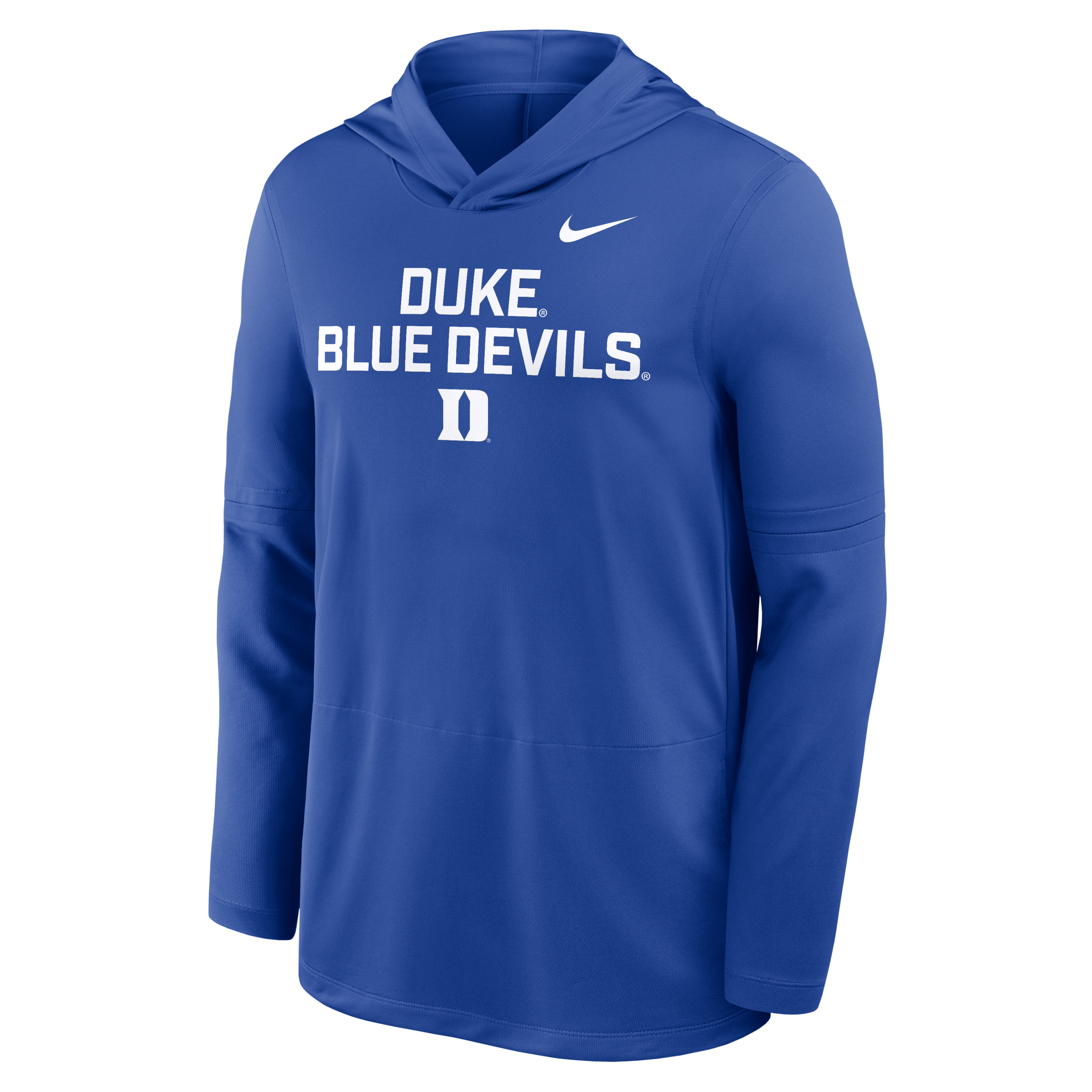 Duke Sideline Men's Nike Dri-FIT College Long-Sleeve Hooded Top