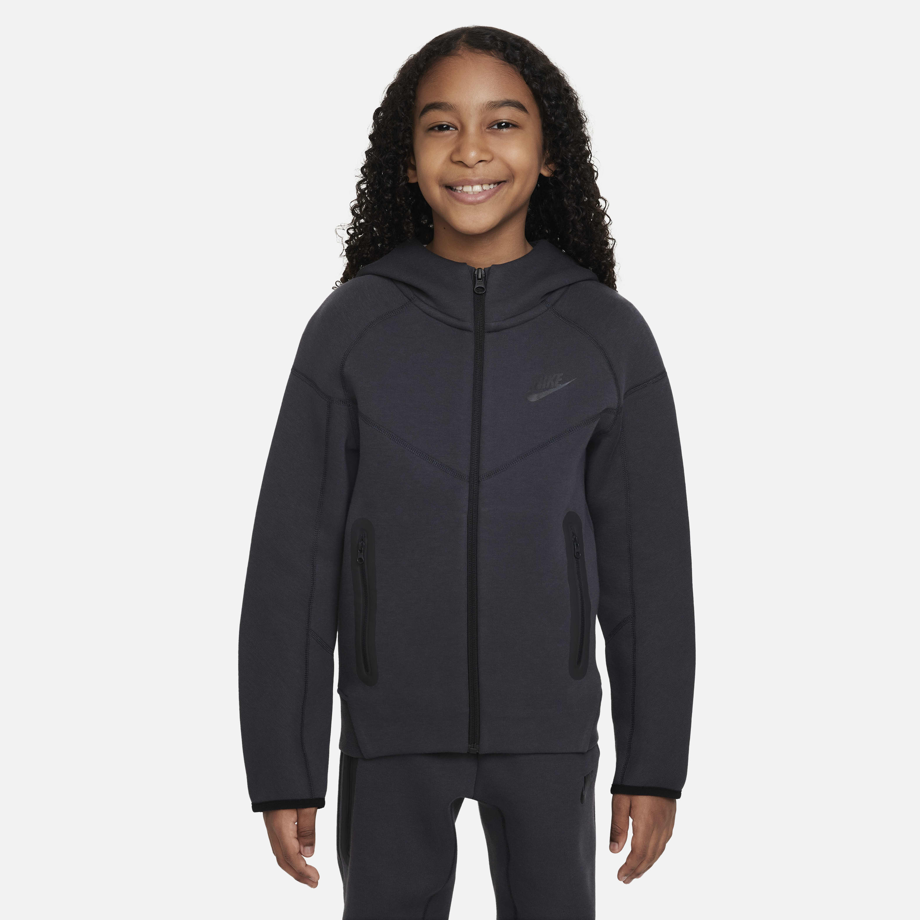 Nike Sportswear Tech Fleece Big Kids' (Boys') Full-Zip Hoodie