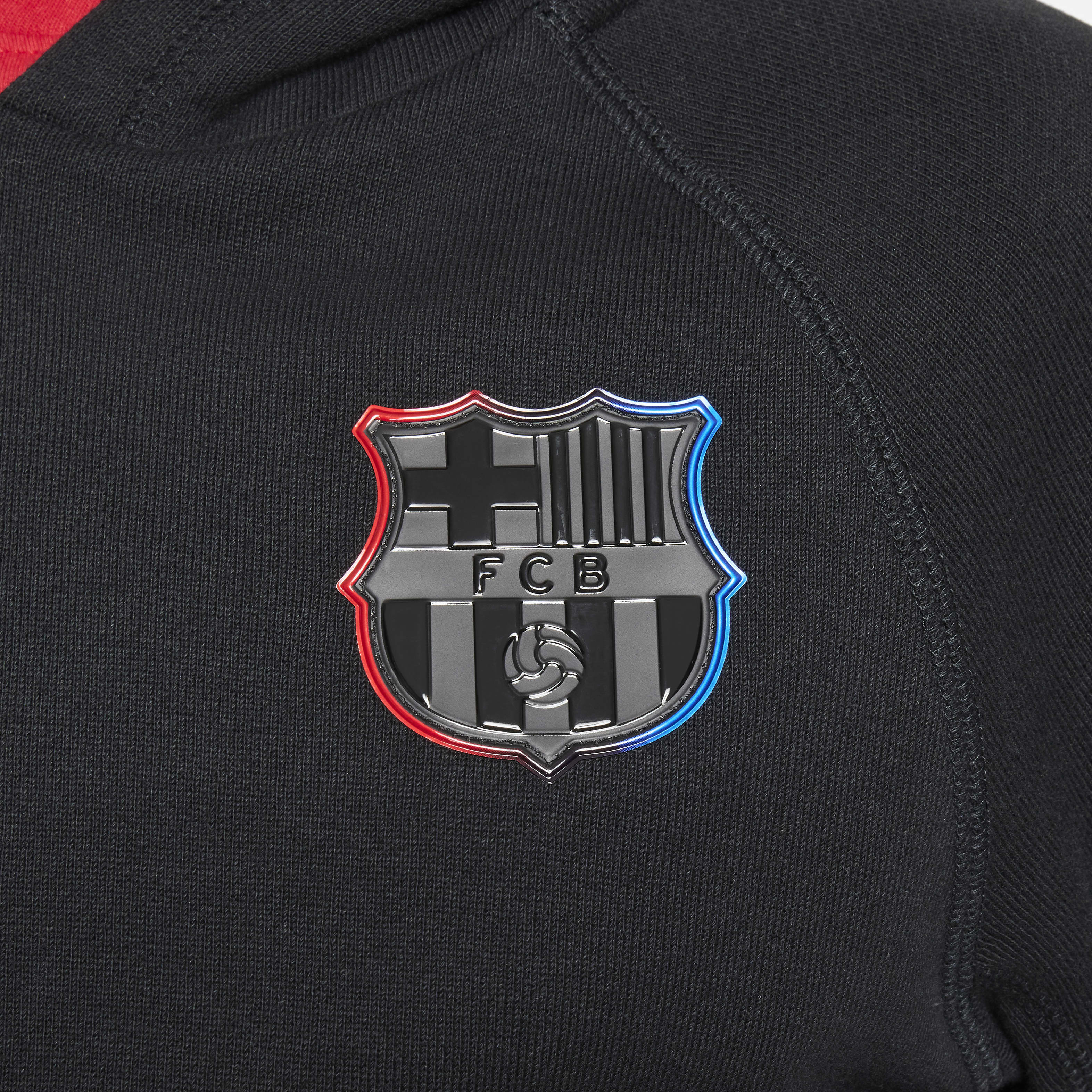 FC Barcelona Away Big Kids' Nike Soccer Graphic Pullover Hoodie