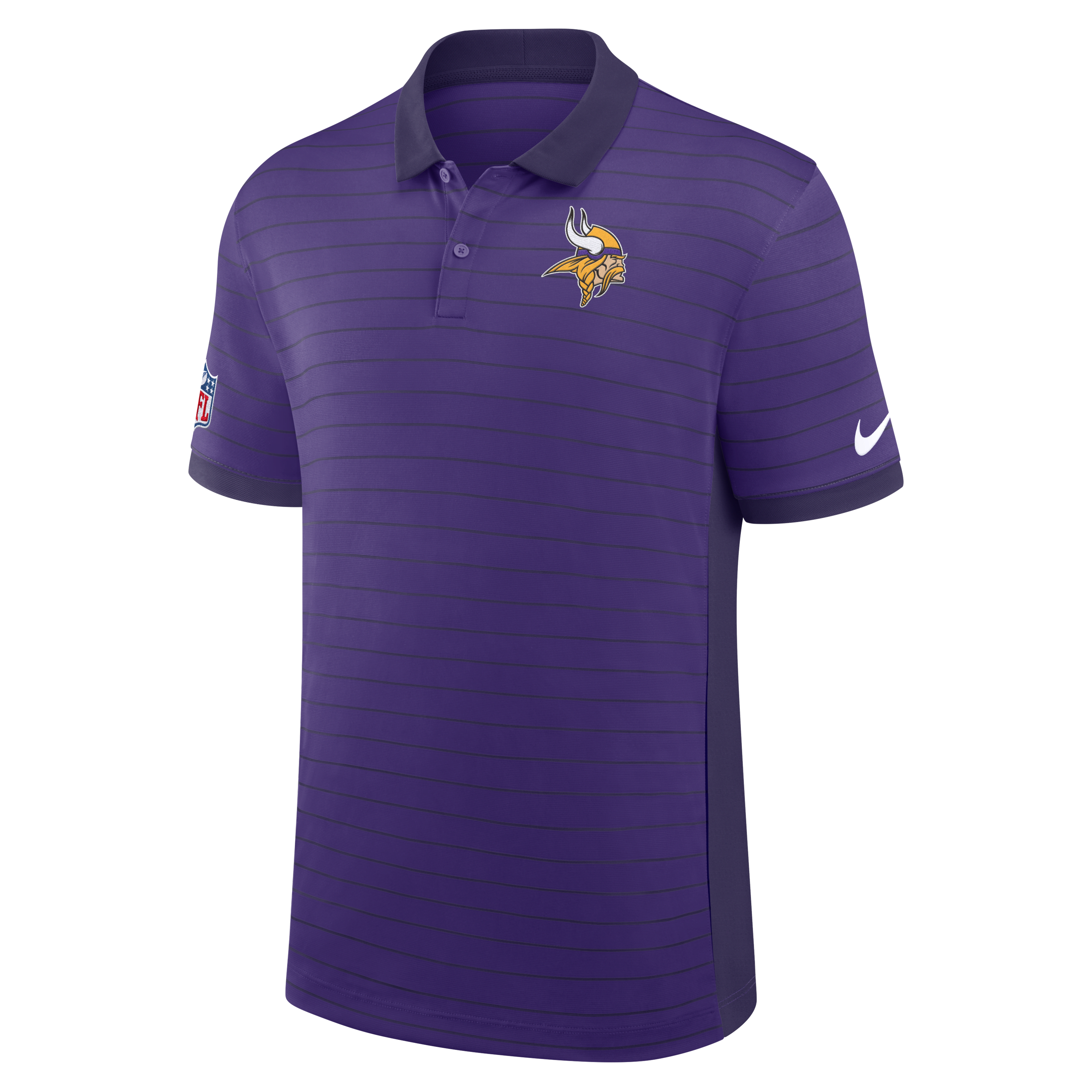 Minnesota Vikings Sideline Victory Stripe Men's Nike Dri-FIT NFL Polo