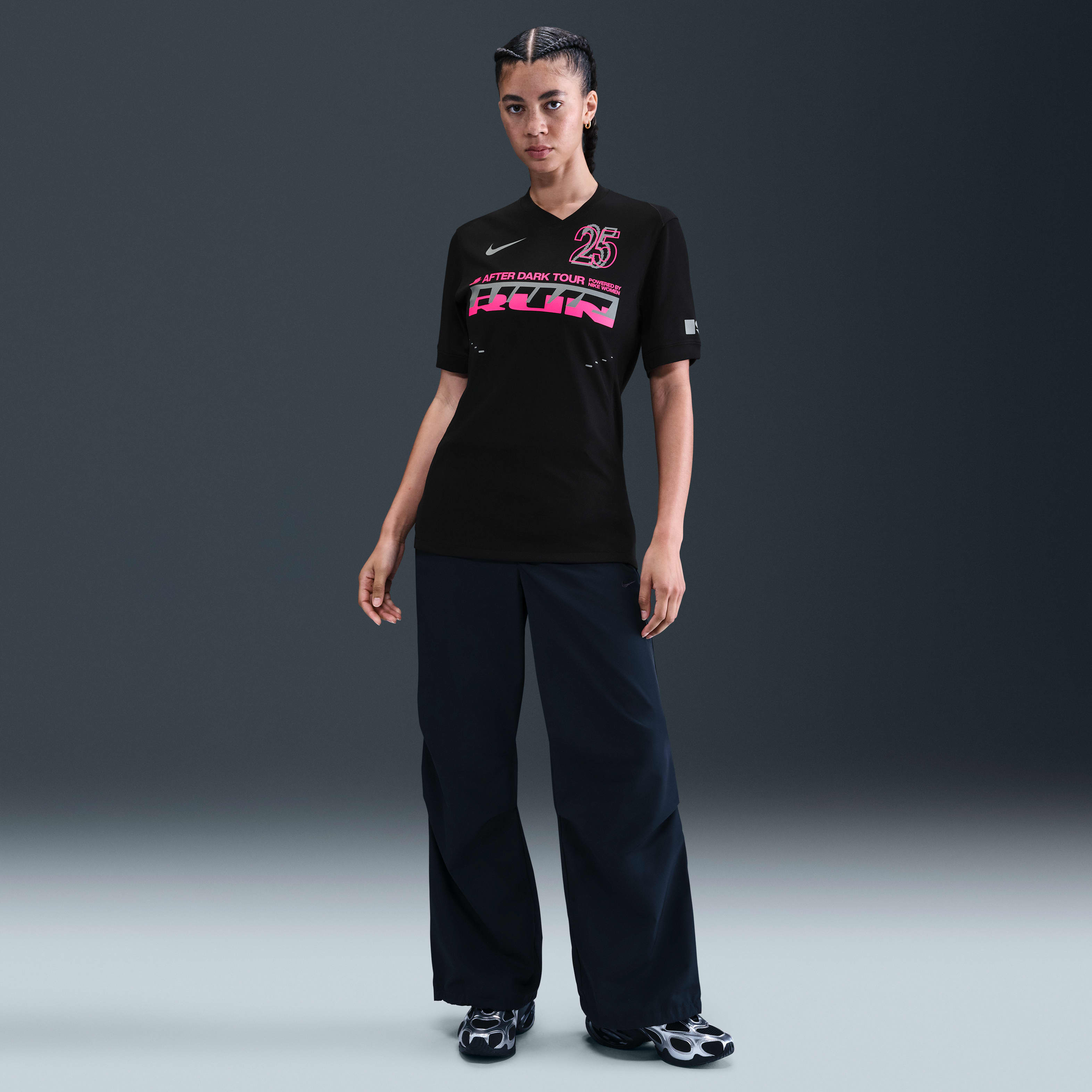 Nike After Dark Tour Women's Dri-FIT Graphic Running Jersey