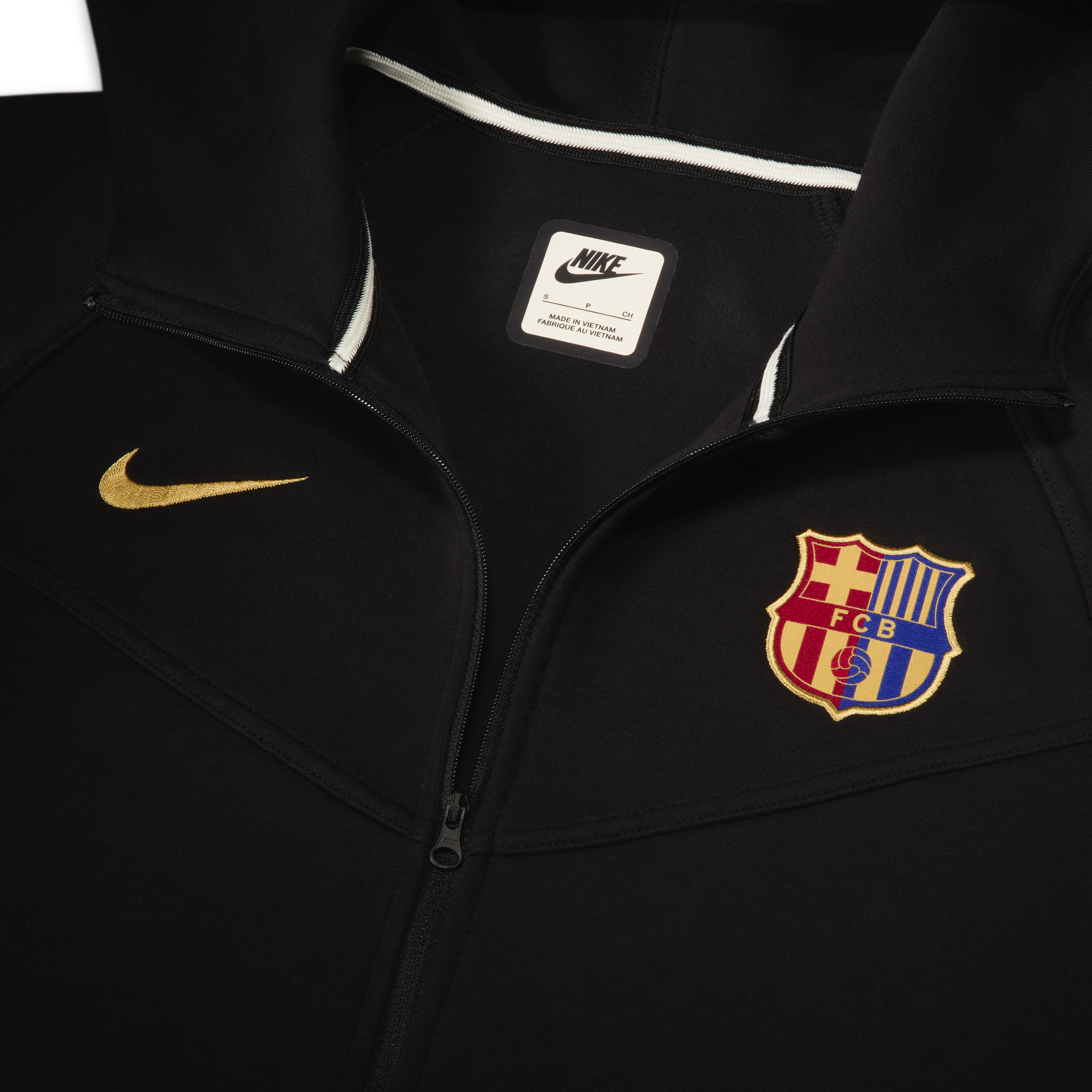 FC Barcelona Tech Fleece Windrunner Women's Nike Soccer Full-Zip Hoodie