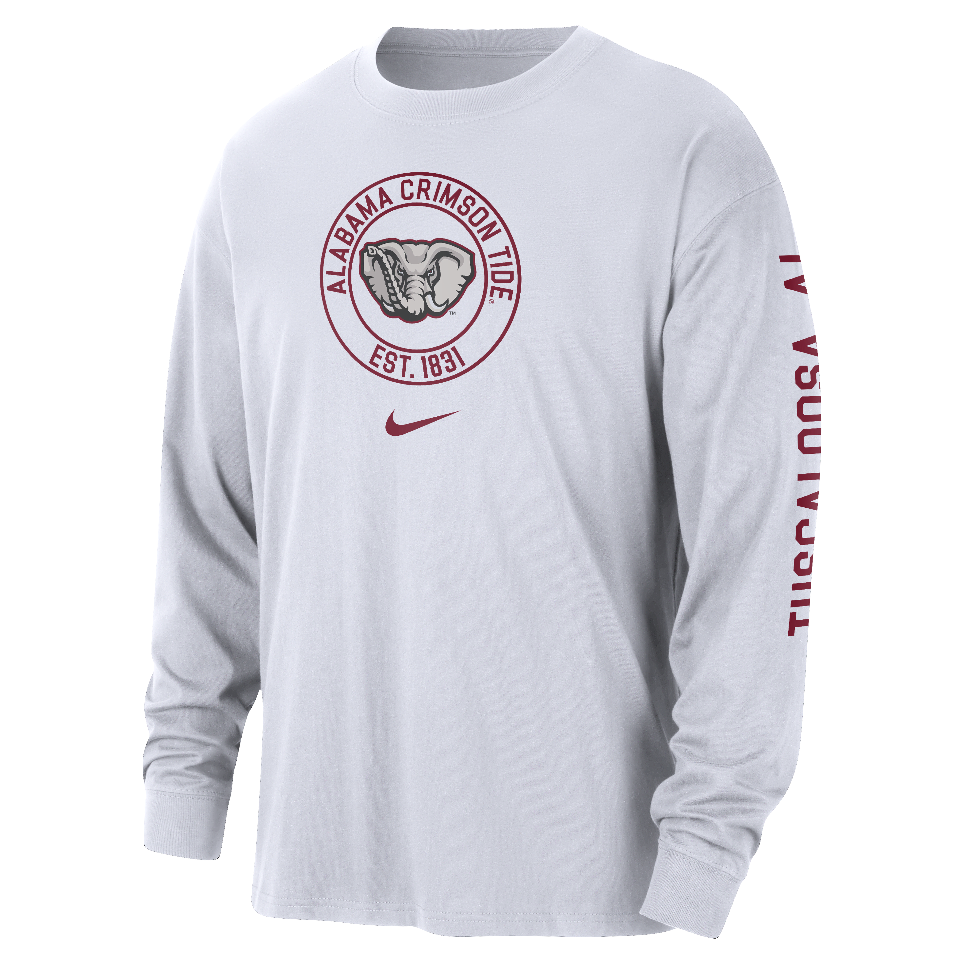 Alabama Max90 Men's Nike College Long-Sleeve T-Shirt