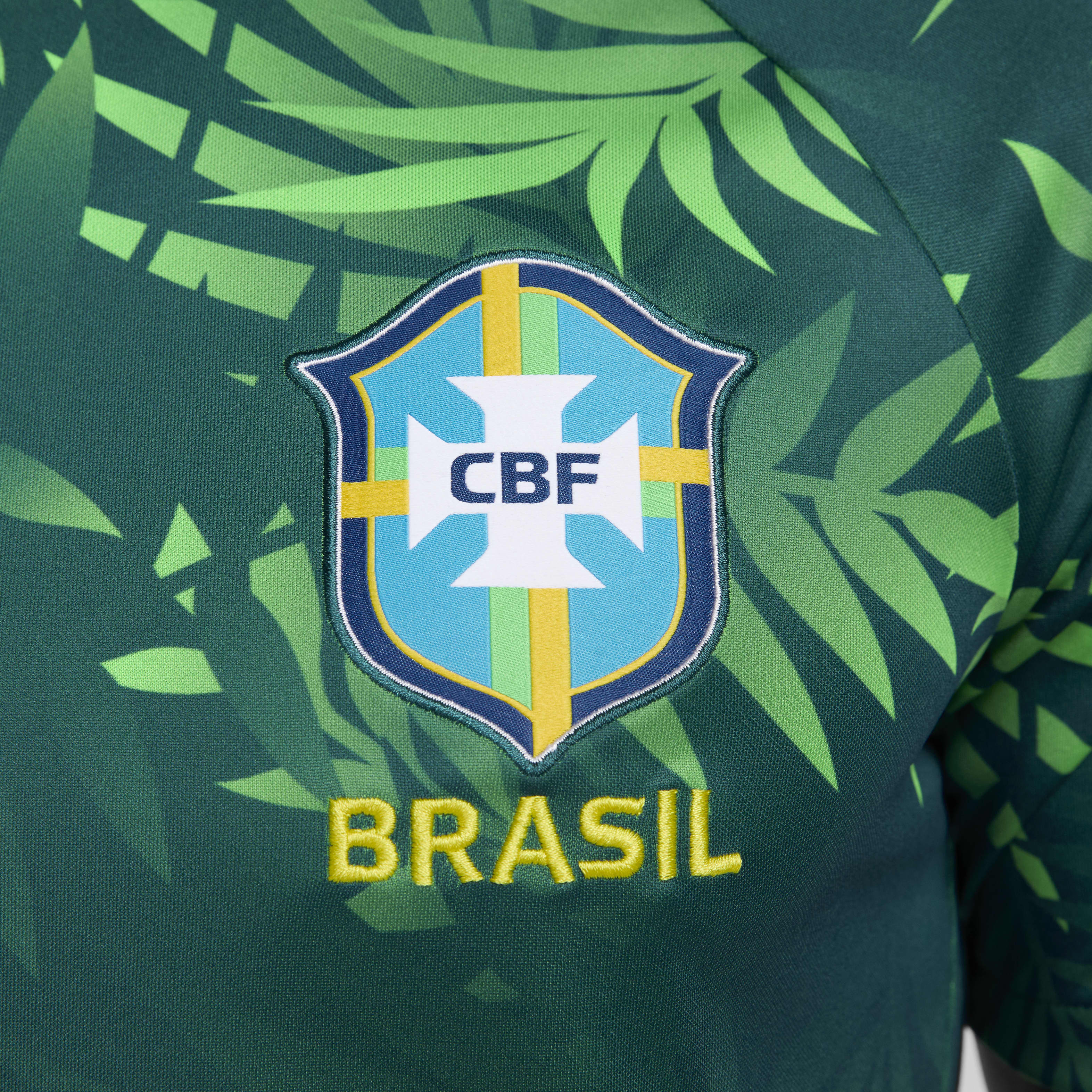 Brazil Academy Pro Men's Nike Dri-FIT Pre-Match Soccer Top