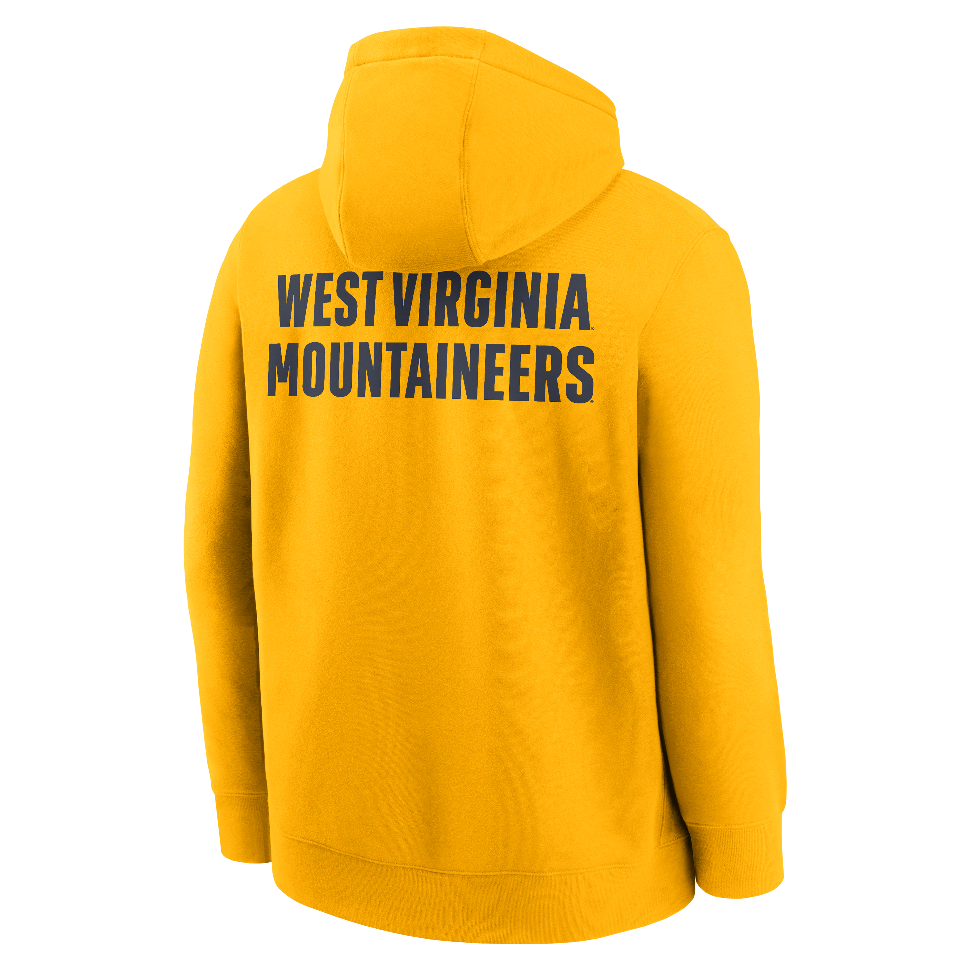 West Virginia Club Basketball 2-Hit Men's Nike College Pullover Hoodie