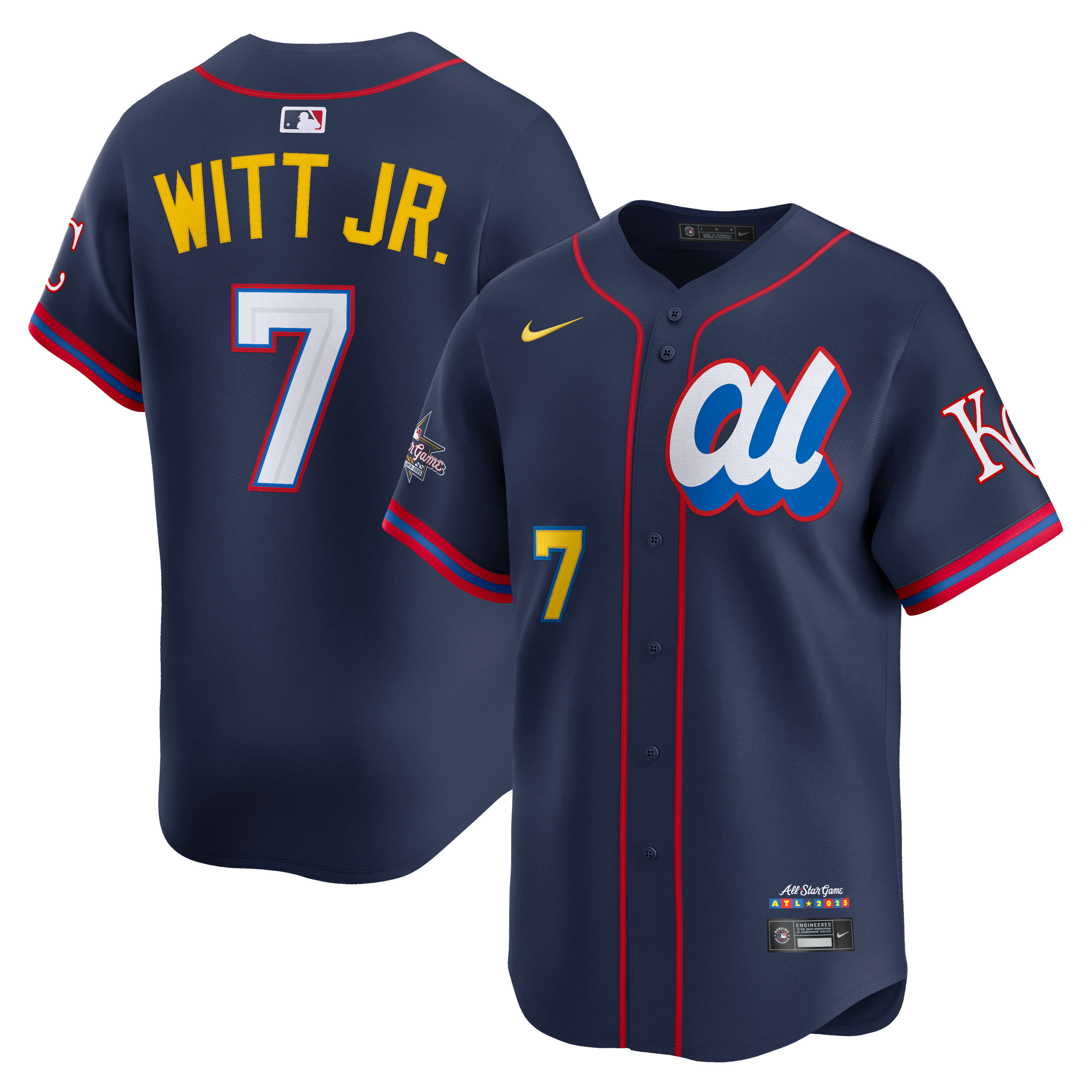 Bobby Witt Jr. American League 2025 Home Run Derby Men's Nike Dri-FIT ADV MLB Limited Jersey