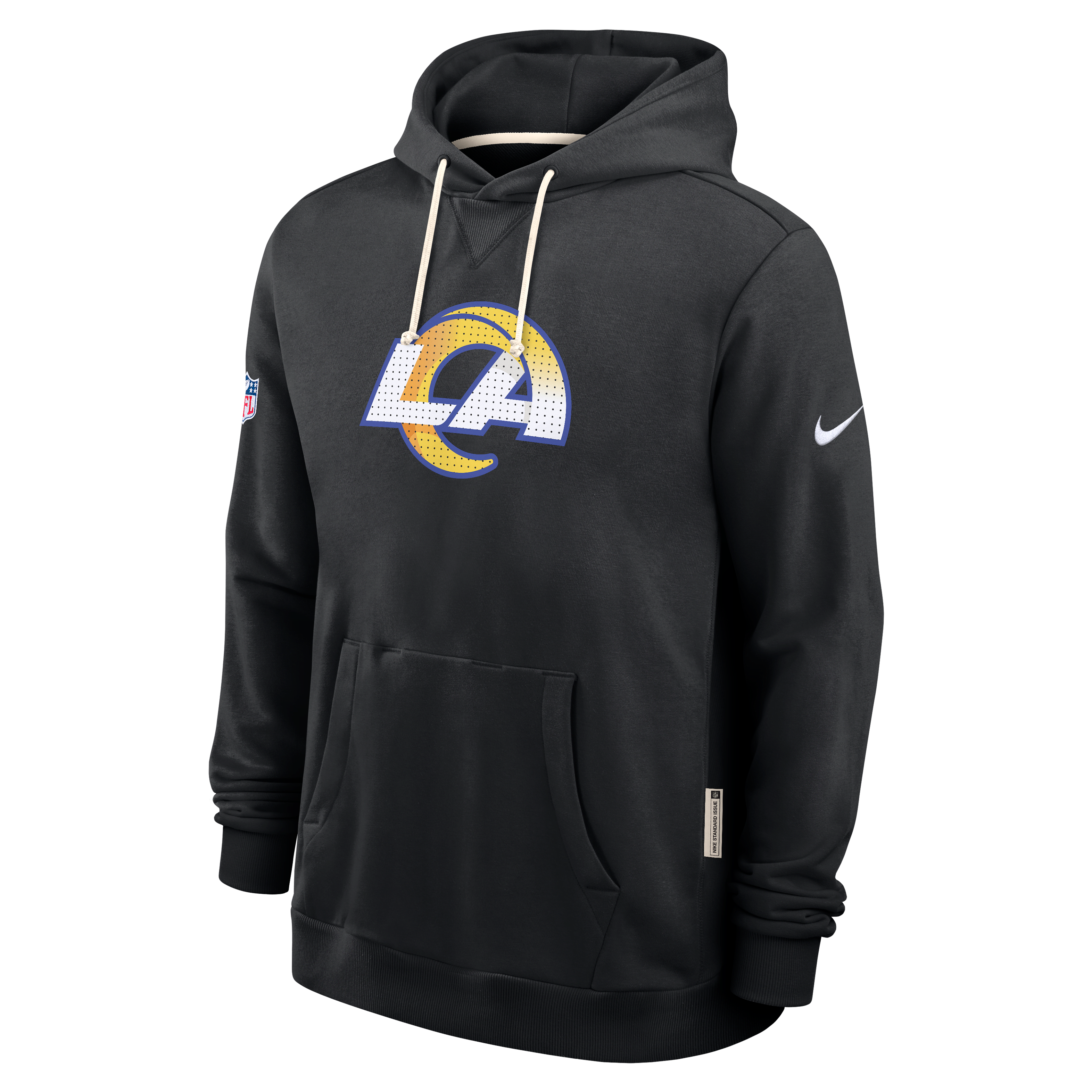 Los Angeles Rams Initial Home Sideline Men's Nike Dri-FIT NFL Pullover Hoodie