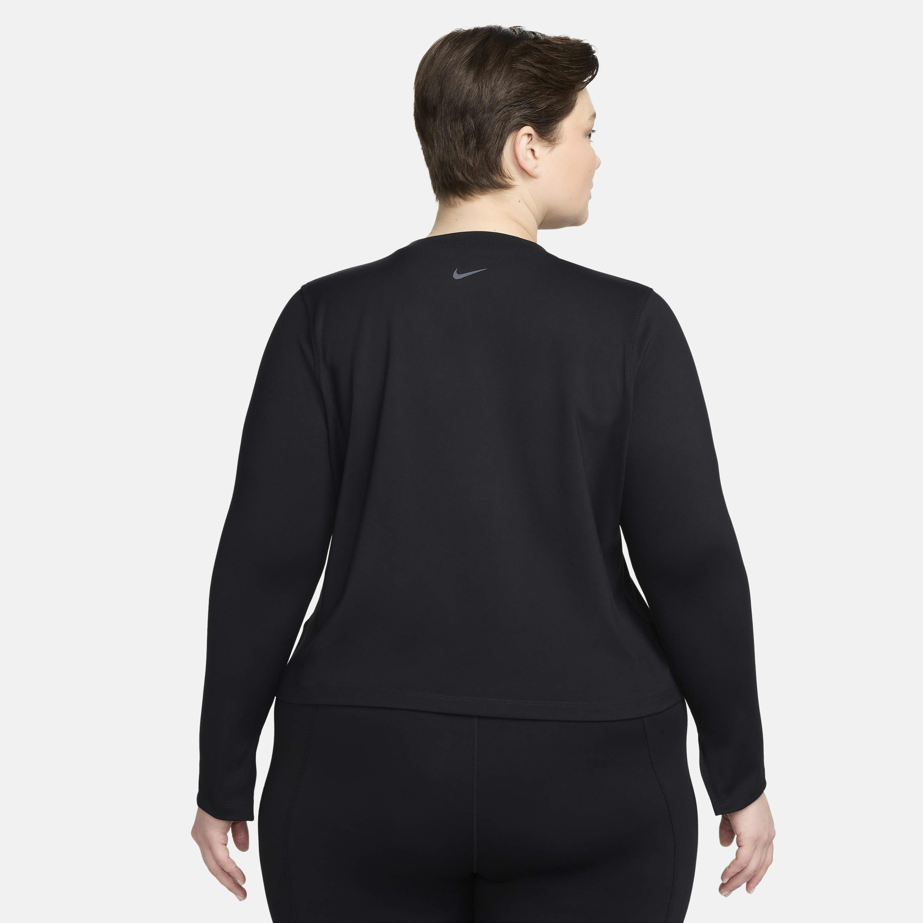 Nike One Fitted Women's Dri-FIT Long-Sleeve Top (Plus Size)