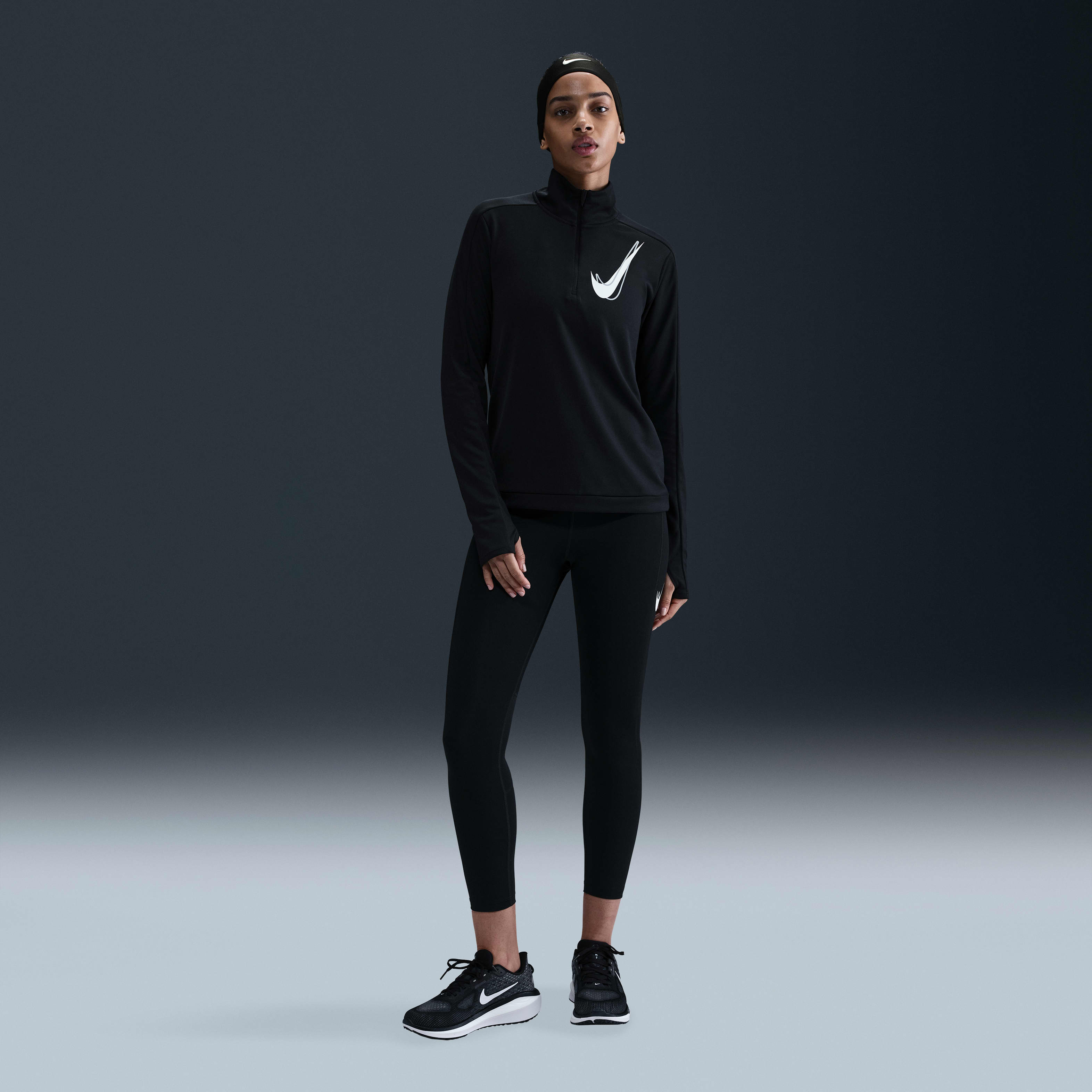 Nike Swoosh Women's Dri-FIT 1/2-Zip Running Mid Layer