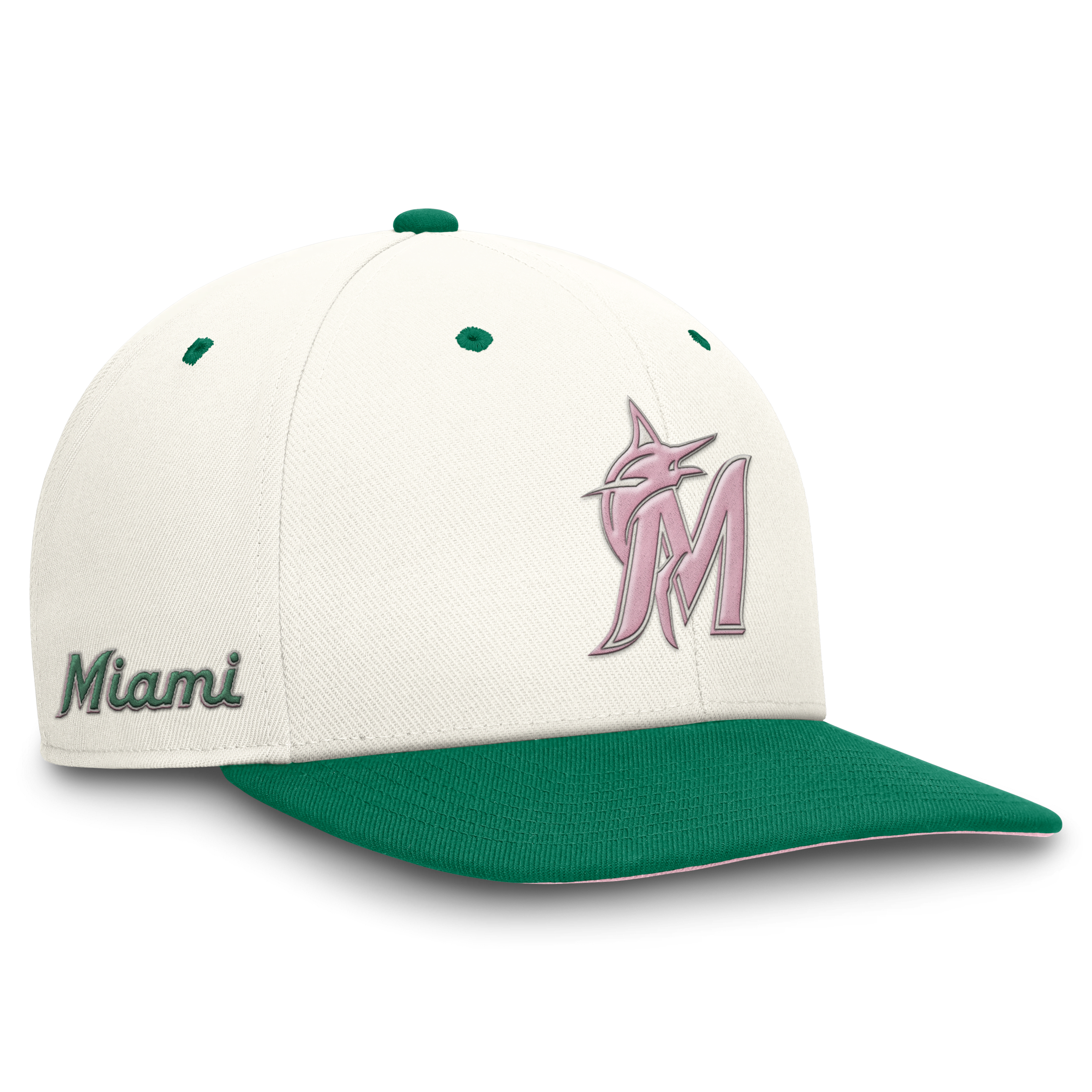 Miami Marlins Sail Pro Men's Nike Dri-FIT MLB Adjustable Hat