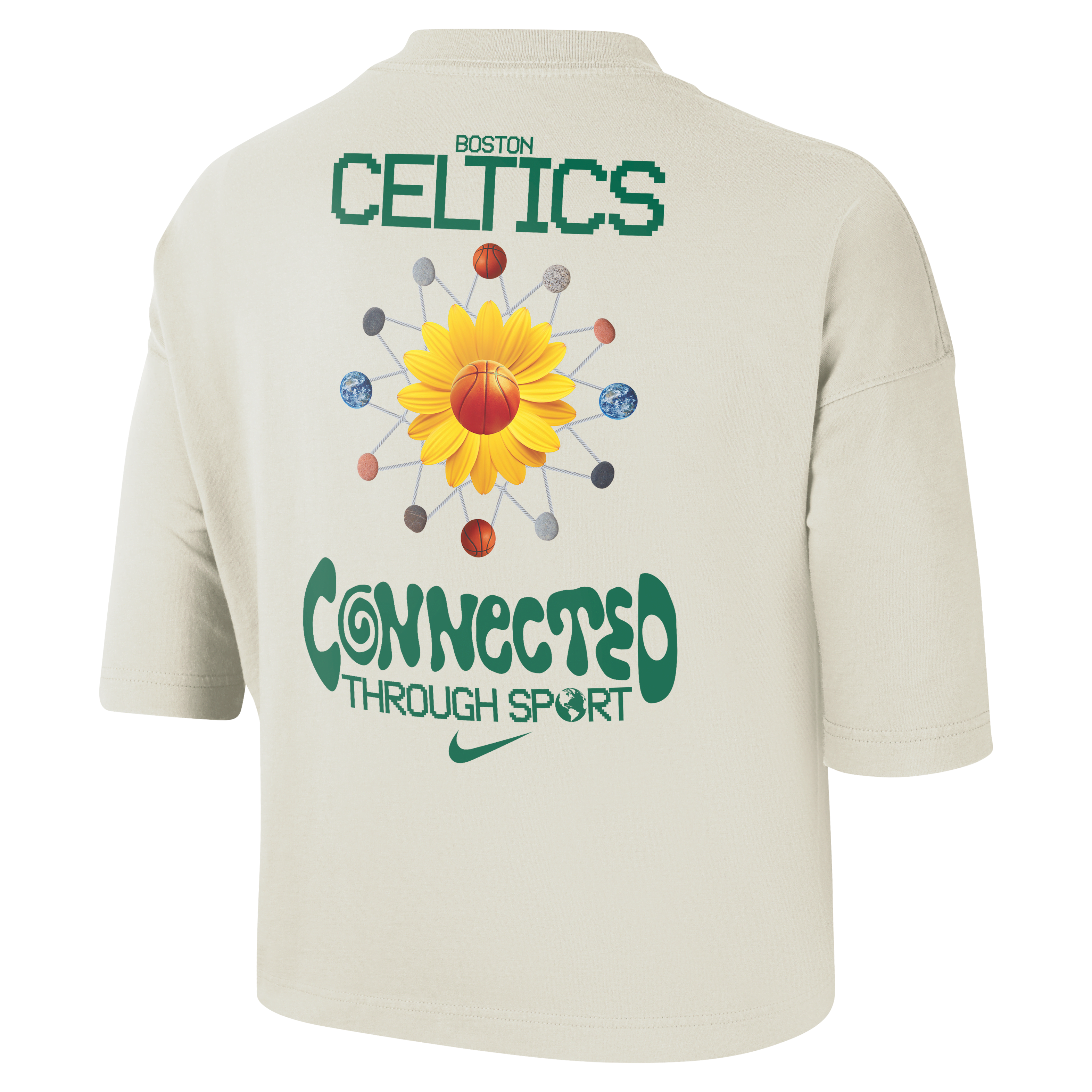 Boston Celtics Courtside Women's Nike NBA Boxy T-Shirt