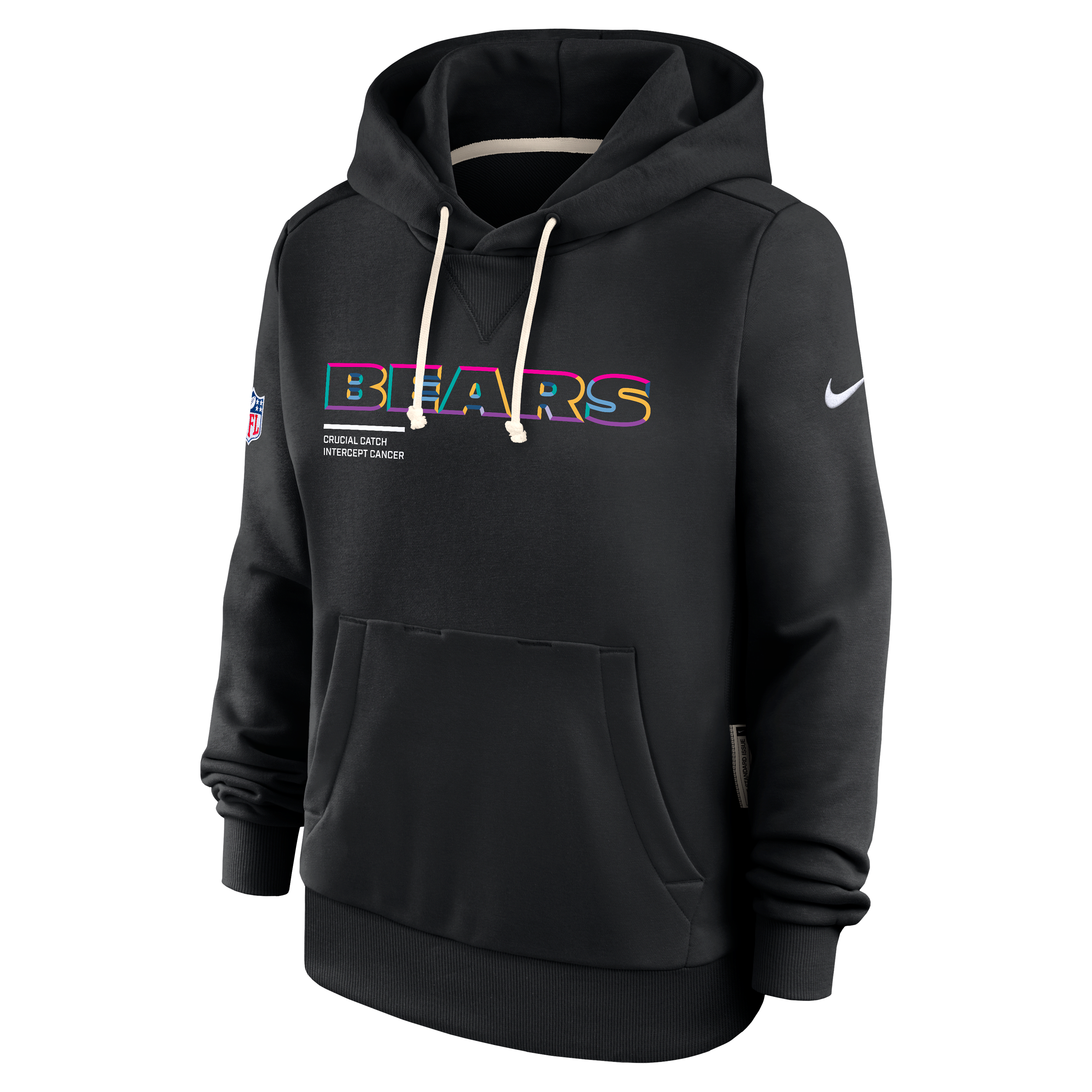 Chicago Bears Crucial Catch Women's Nike Dri-FIT NFL Pullover Hoodie