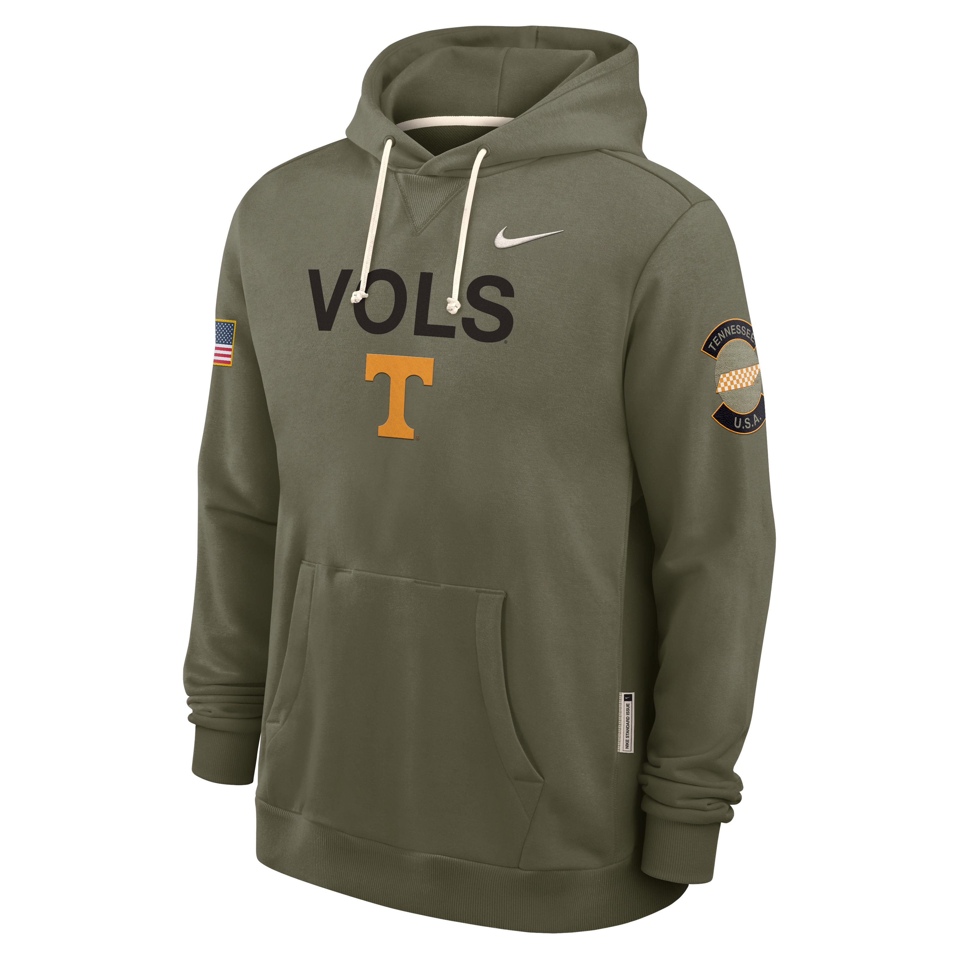 Tennessee 2025 Military Appreciation Men's Nike Dri-FIT College Pullover Hoodie
