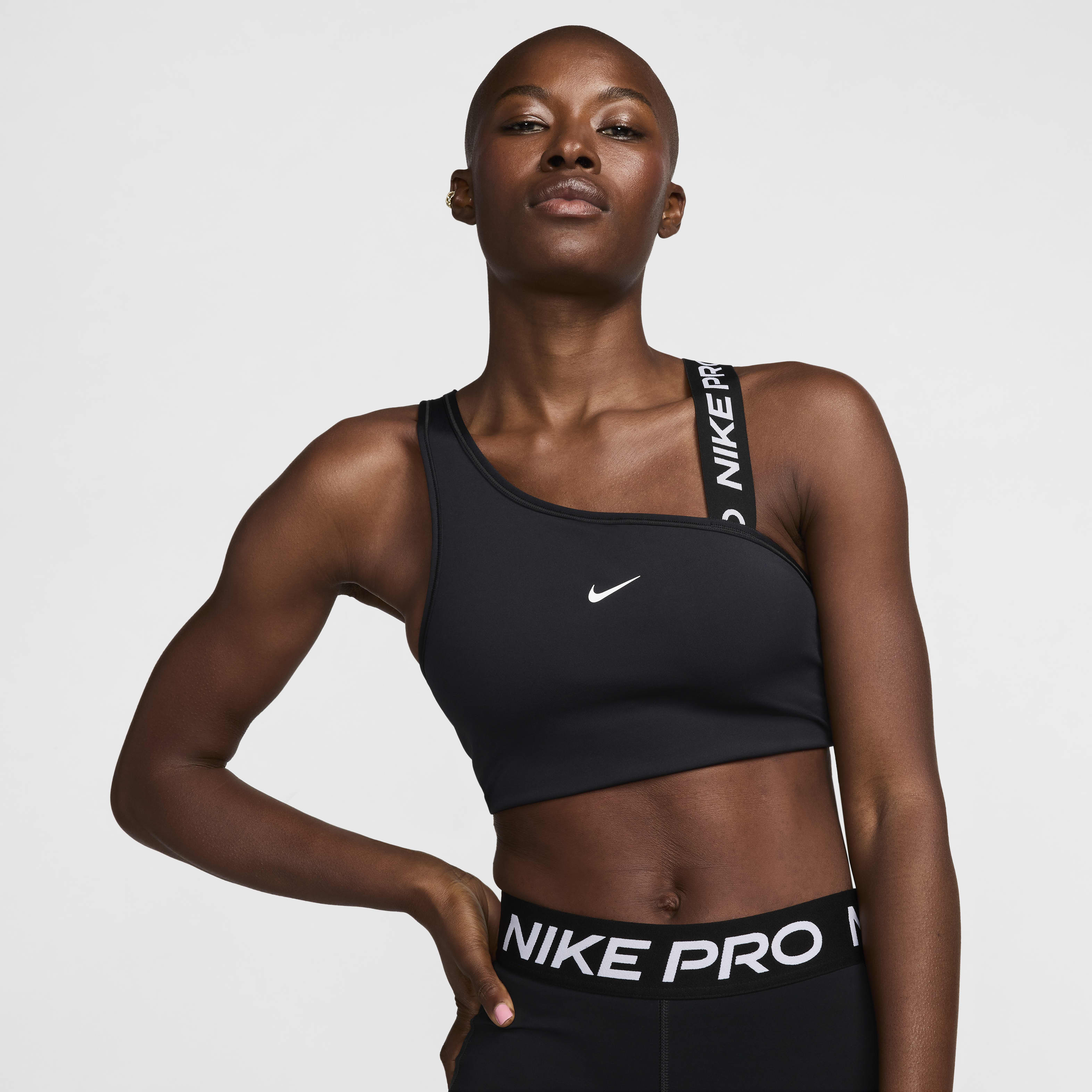 Nike Pro Swoosh Asymmetrical Women's Medium-Support Padded Sports Bra