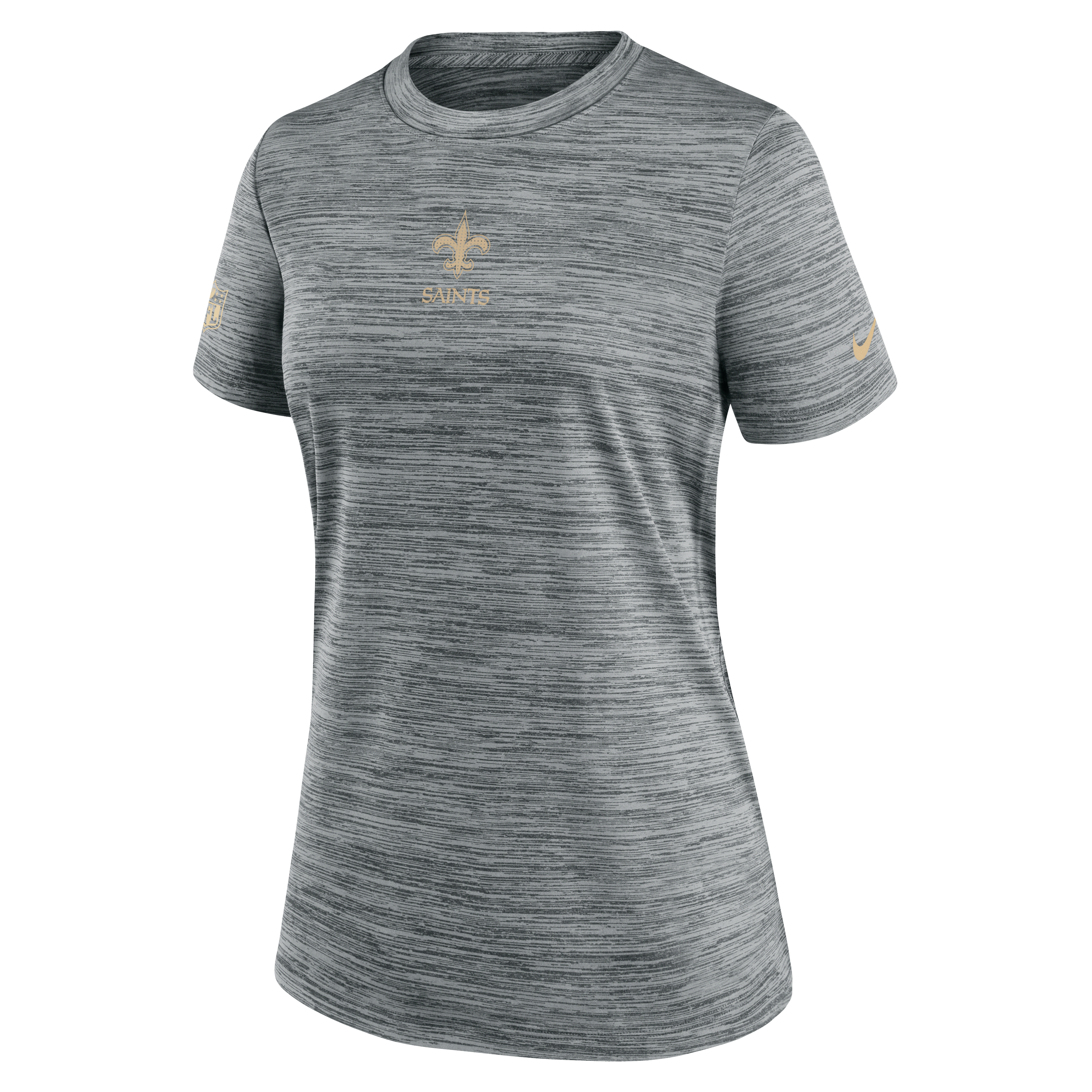 New Orleans Saints Sideline Team Issue Velocity Women's Nike Dri-FIT NFL T-Shirt