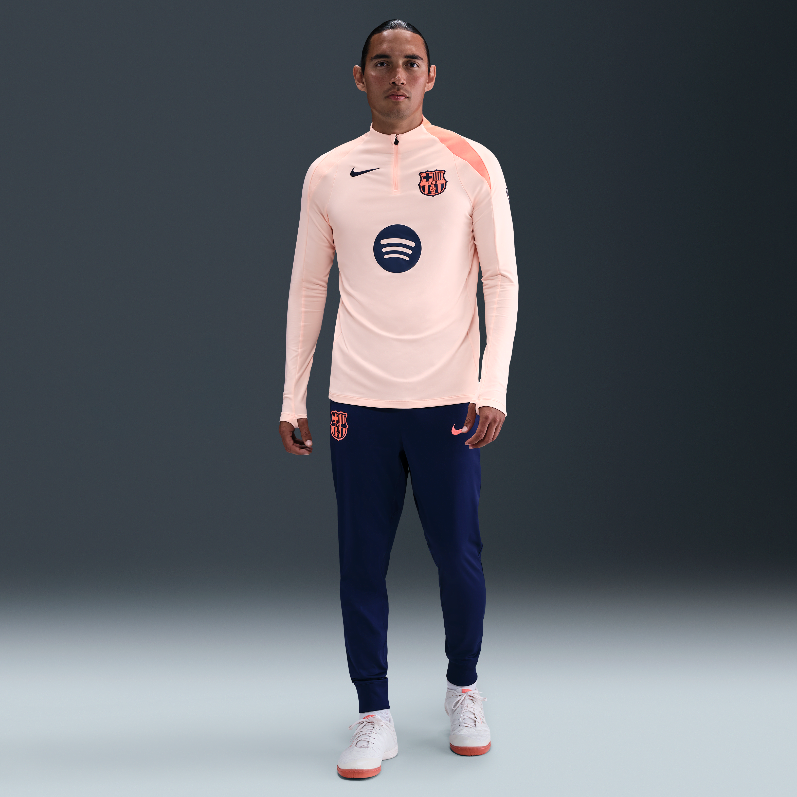 FC Barcelona Strike Third Men's Nike Dri-FIT Total 90 Soccer Knit Drill Top