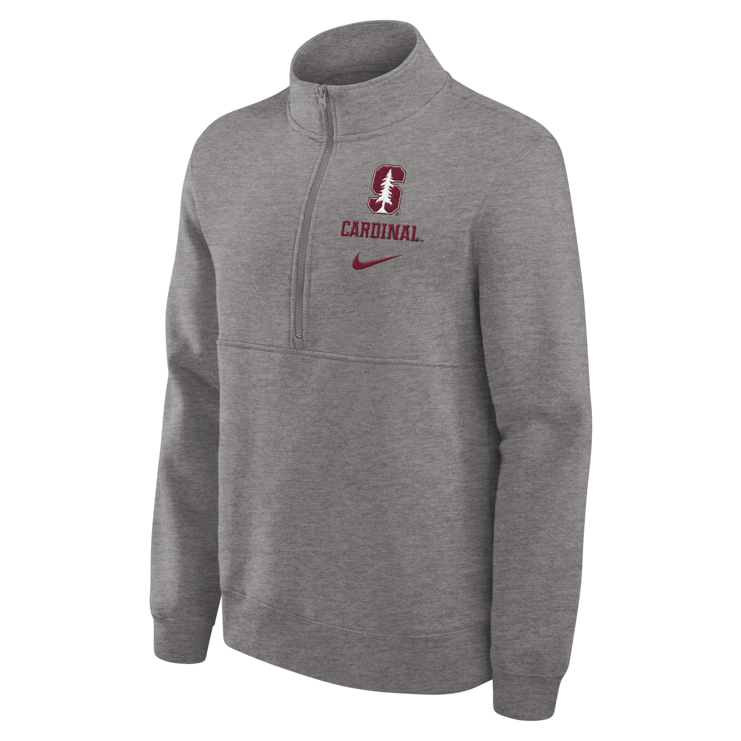 Stanford Cardinal Primetime Club Men's Nike College 1/2-Zip Crew