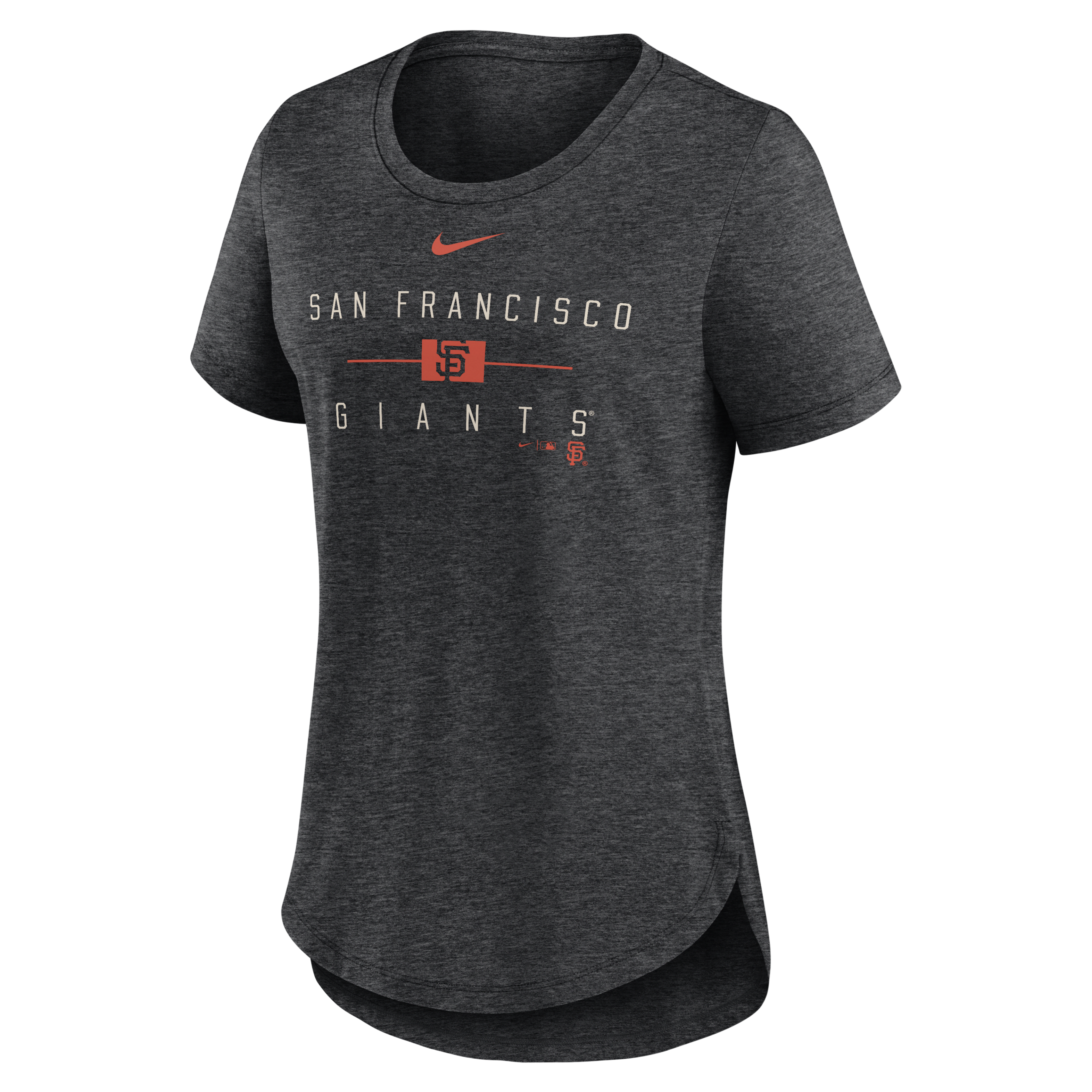 San Francisco Giants Knockout Team Stack Women's Nike MLB T-Shirt