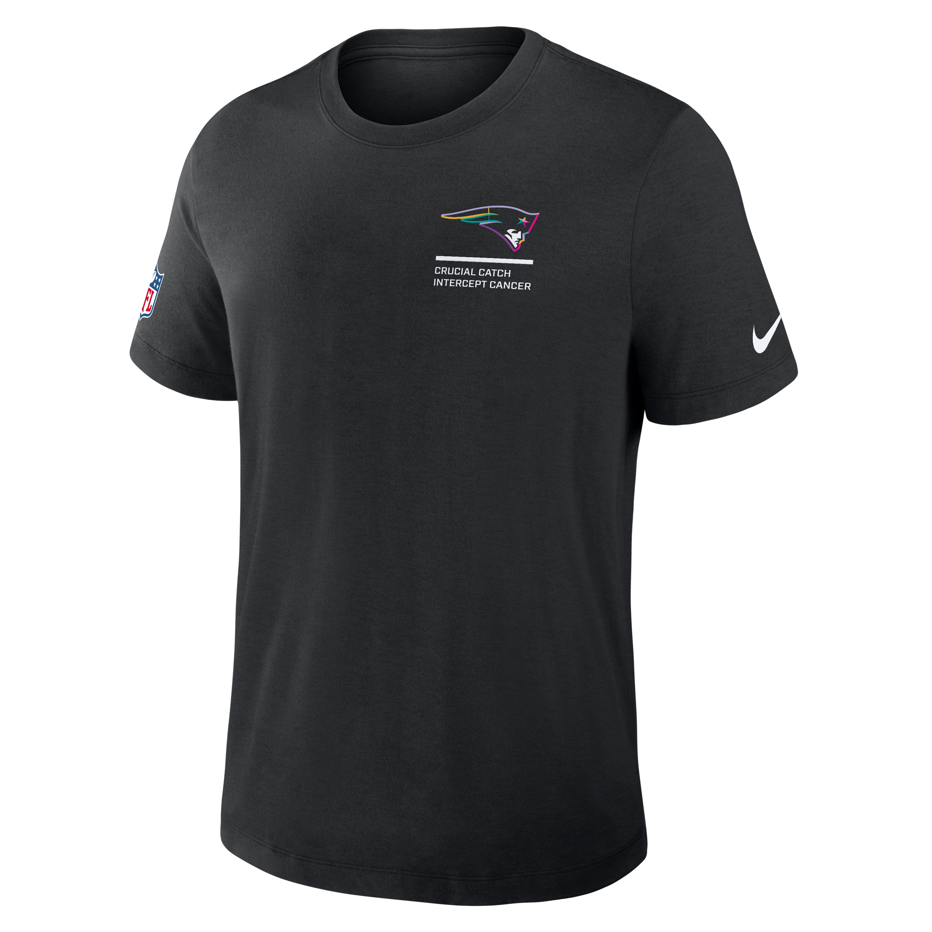 New England Patriots Crucial Catch Men's Nike Dri-FIT NFL T-Shirt