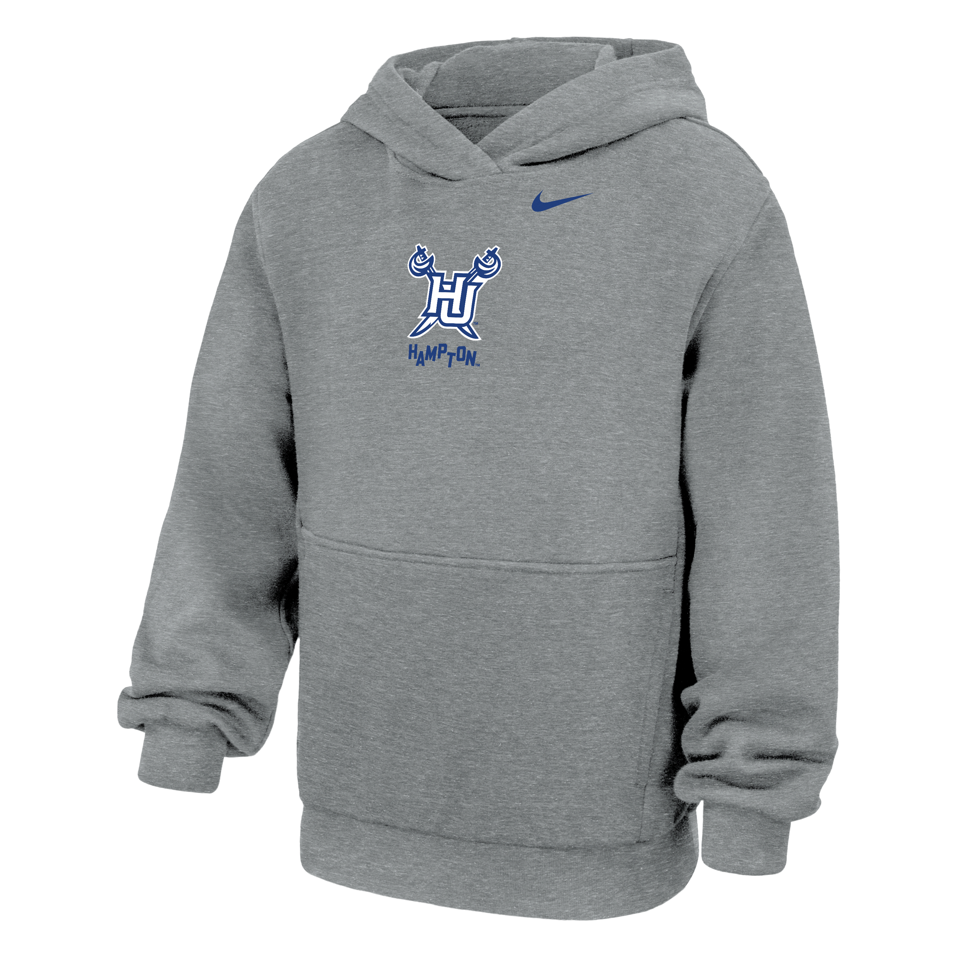 Hampton University Club Fleece Big Kids' Nike College Hoodie