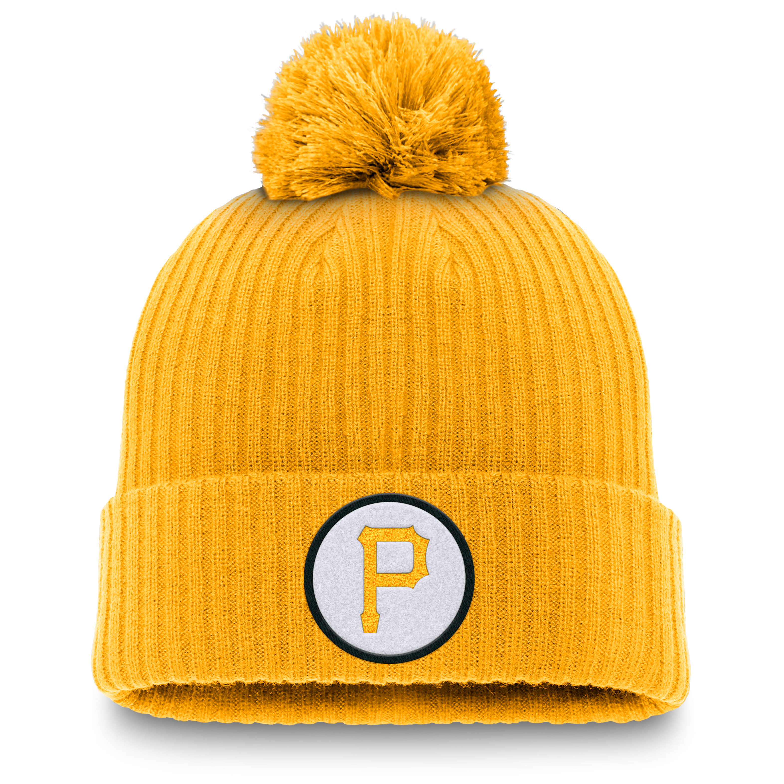 Pittsburgh Pirates Cooperstown Peak Men's Nike MLB Cuffed Pom Beanie