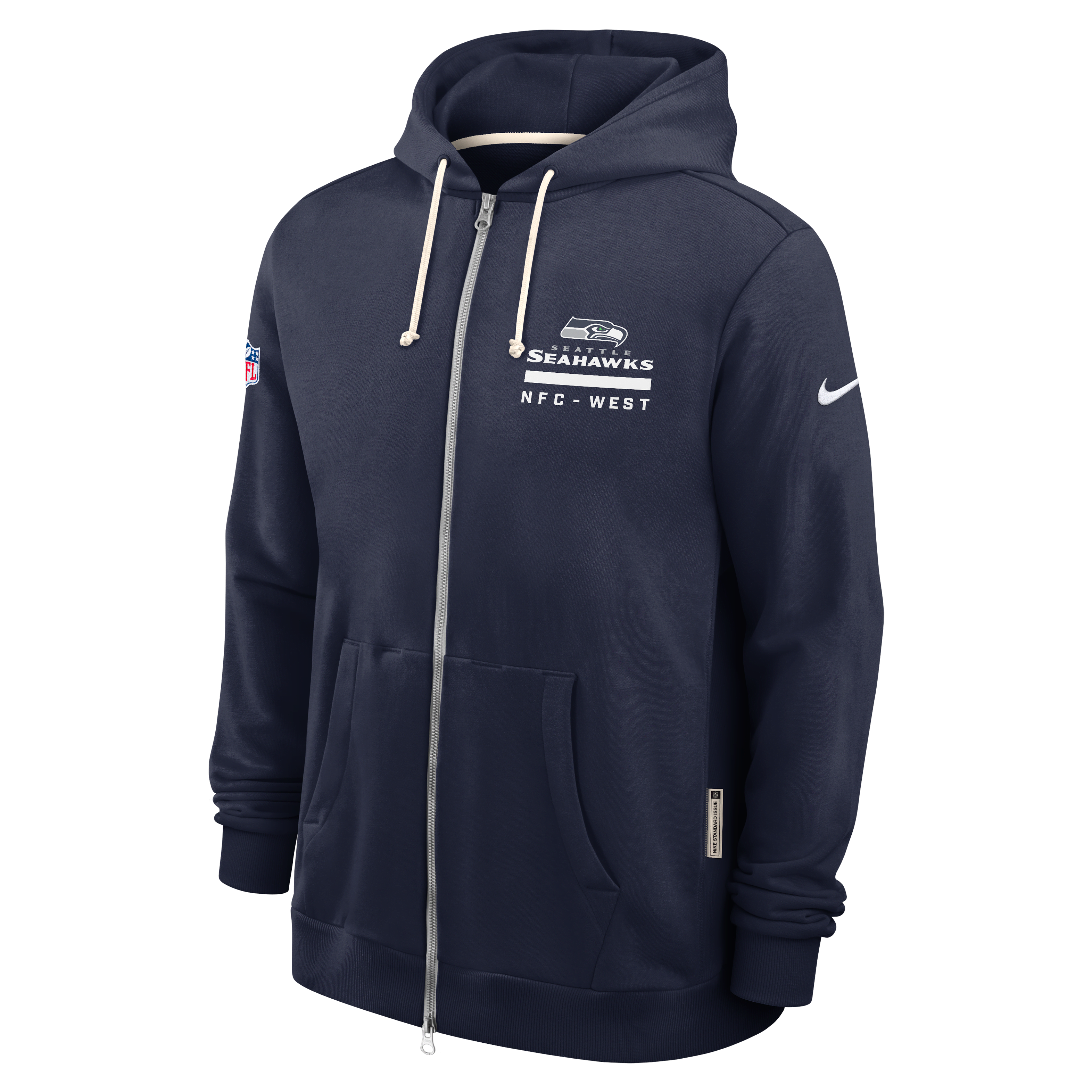 Seattle Seahawks Utility Player Sideline Men's Nike Dri-FIT NFL Full-Zip Hoodie