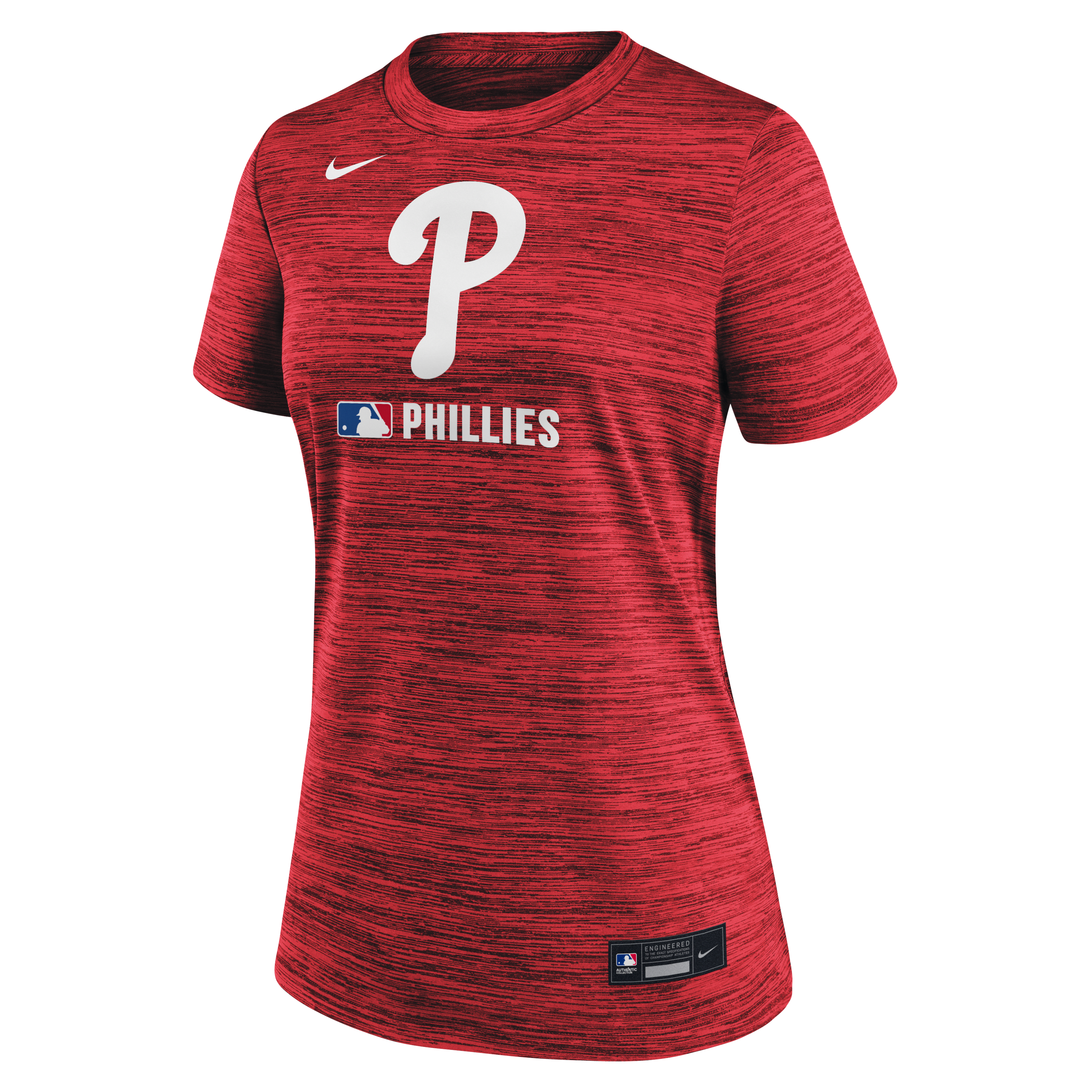 Philadelphia Phillies Authentic Collection Velocity Women's Nike Dri-FIT MLB T-Shirt