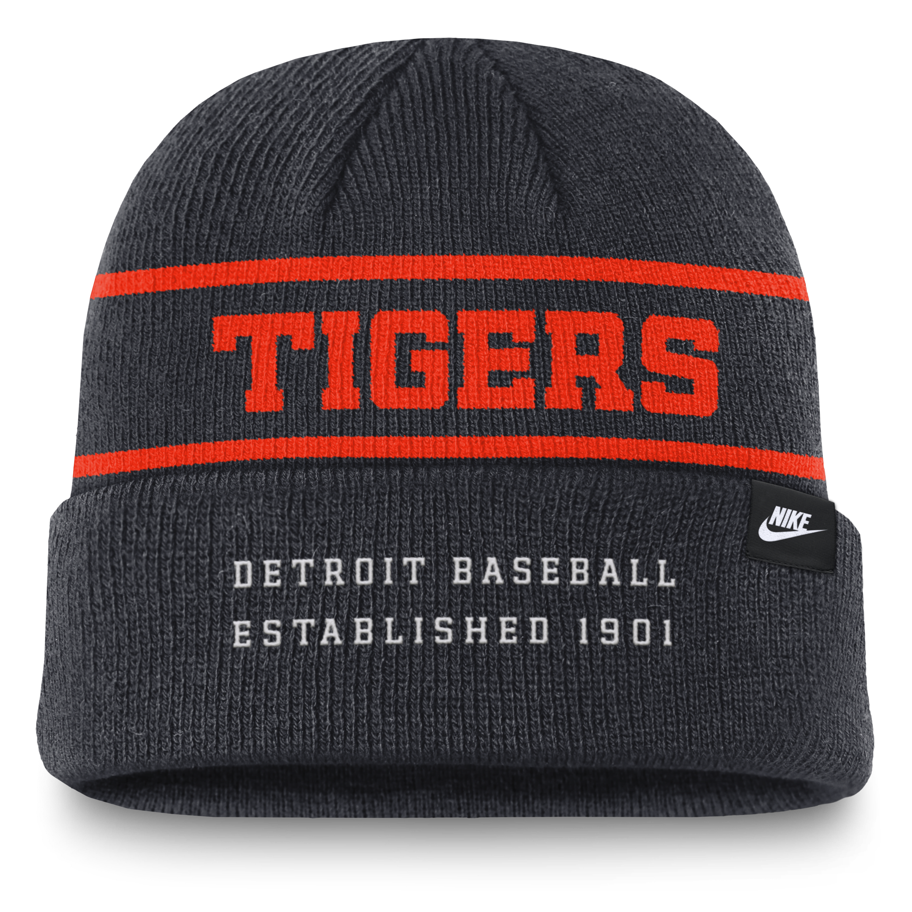 Detroit Tigers Rewind Terra Men's Nike MLB Cuffed Beanie