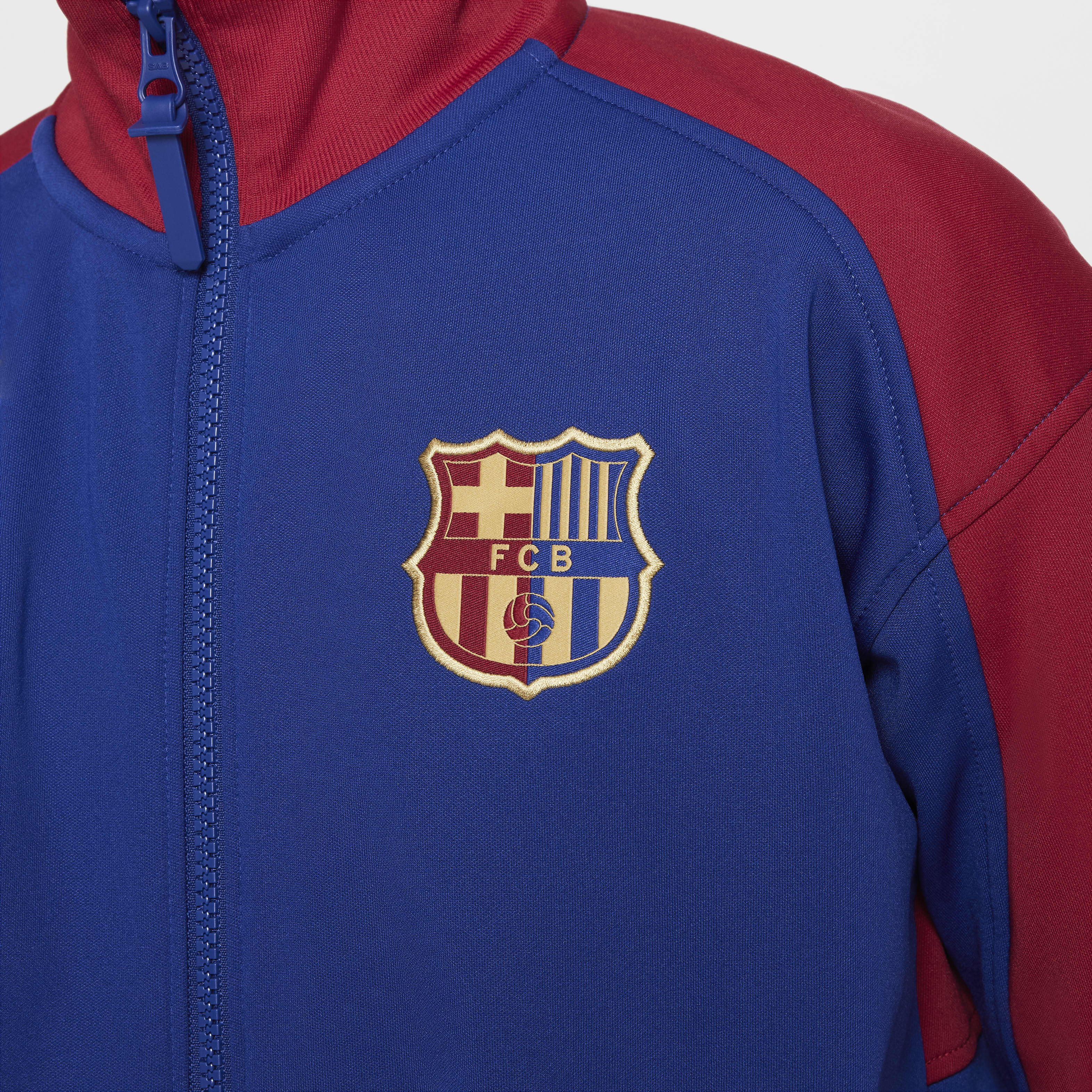 FC Barcelona Academy Pro Home Big Kids' Nike Dri-FIT Soccer Anthem Jacket