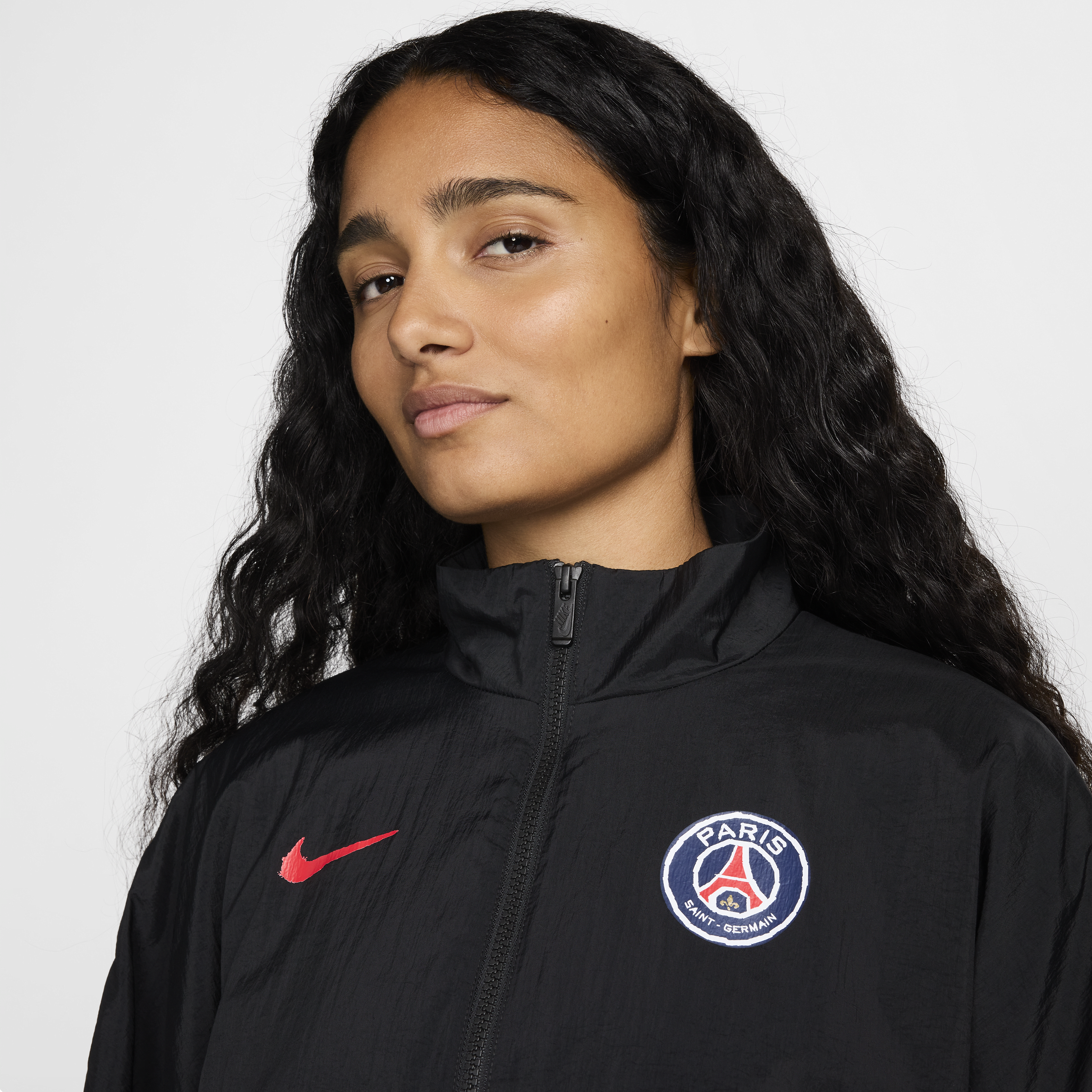 Paris Saint-Germain Essential Windrunner Women's Nike Soccer Woven Jacket