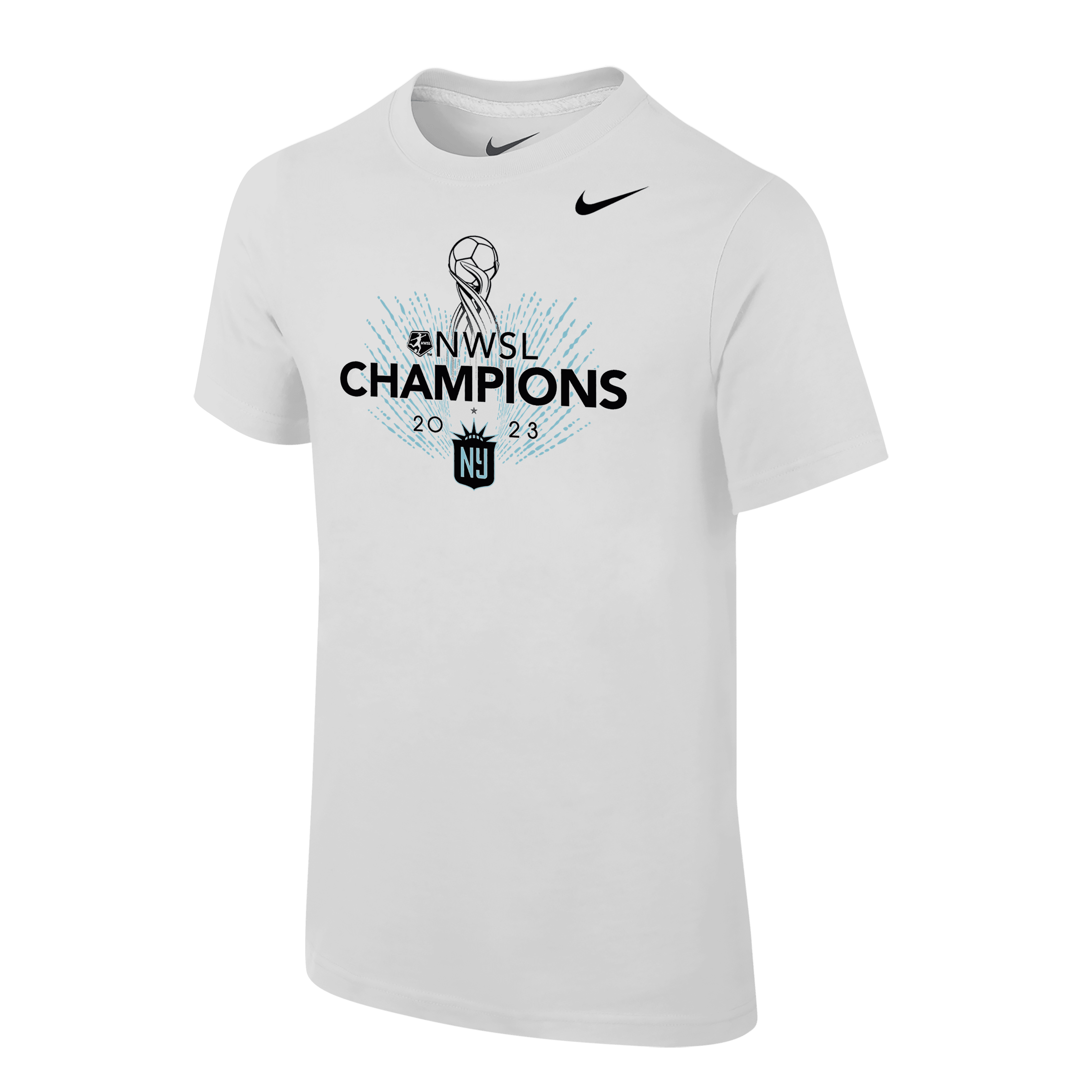 NJ/NY Gotham FC 2023 NWSL Champions Big Kids' Nike T-Shirt