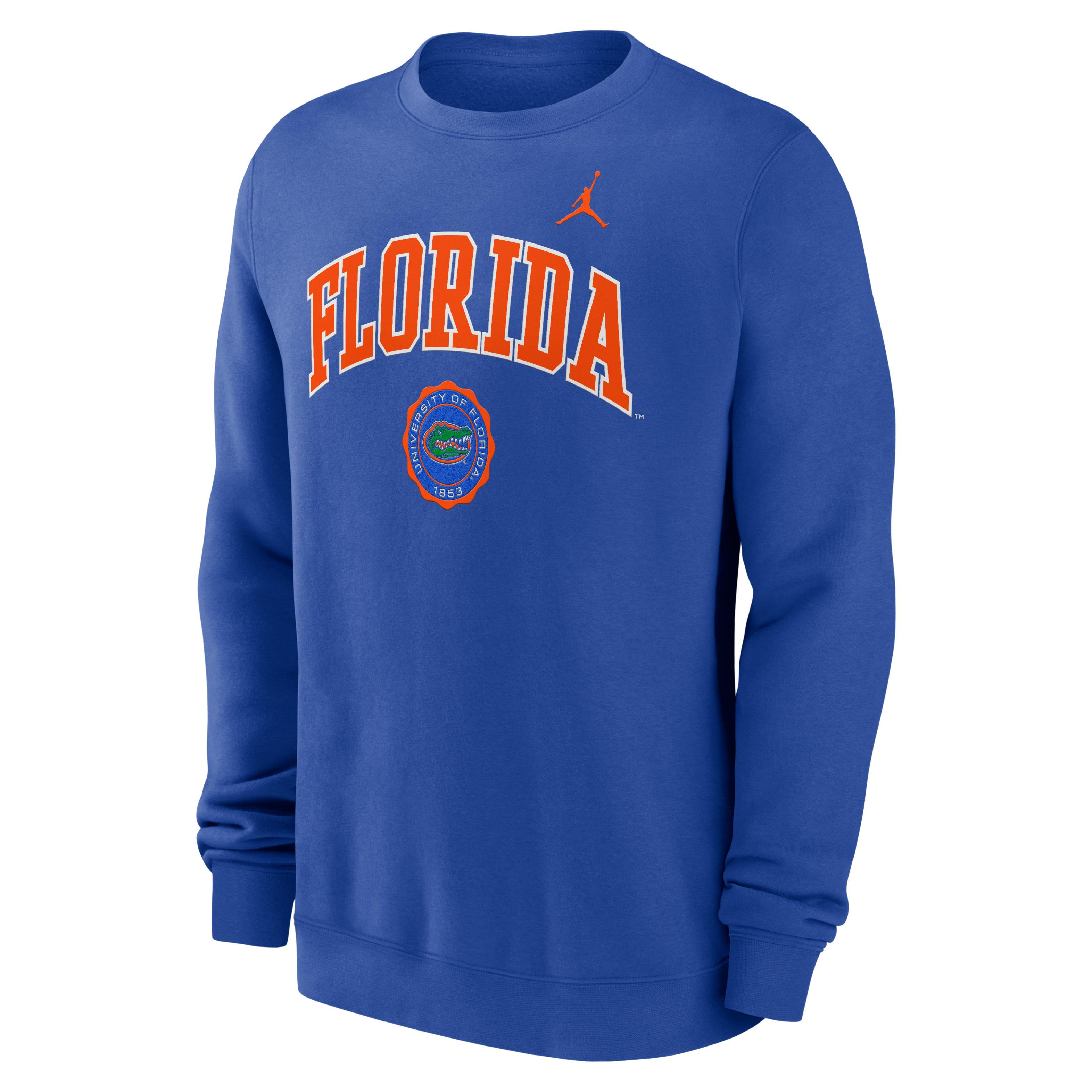 Florida Gators Arched Seal Men's Nike College Pullover Crew