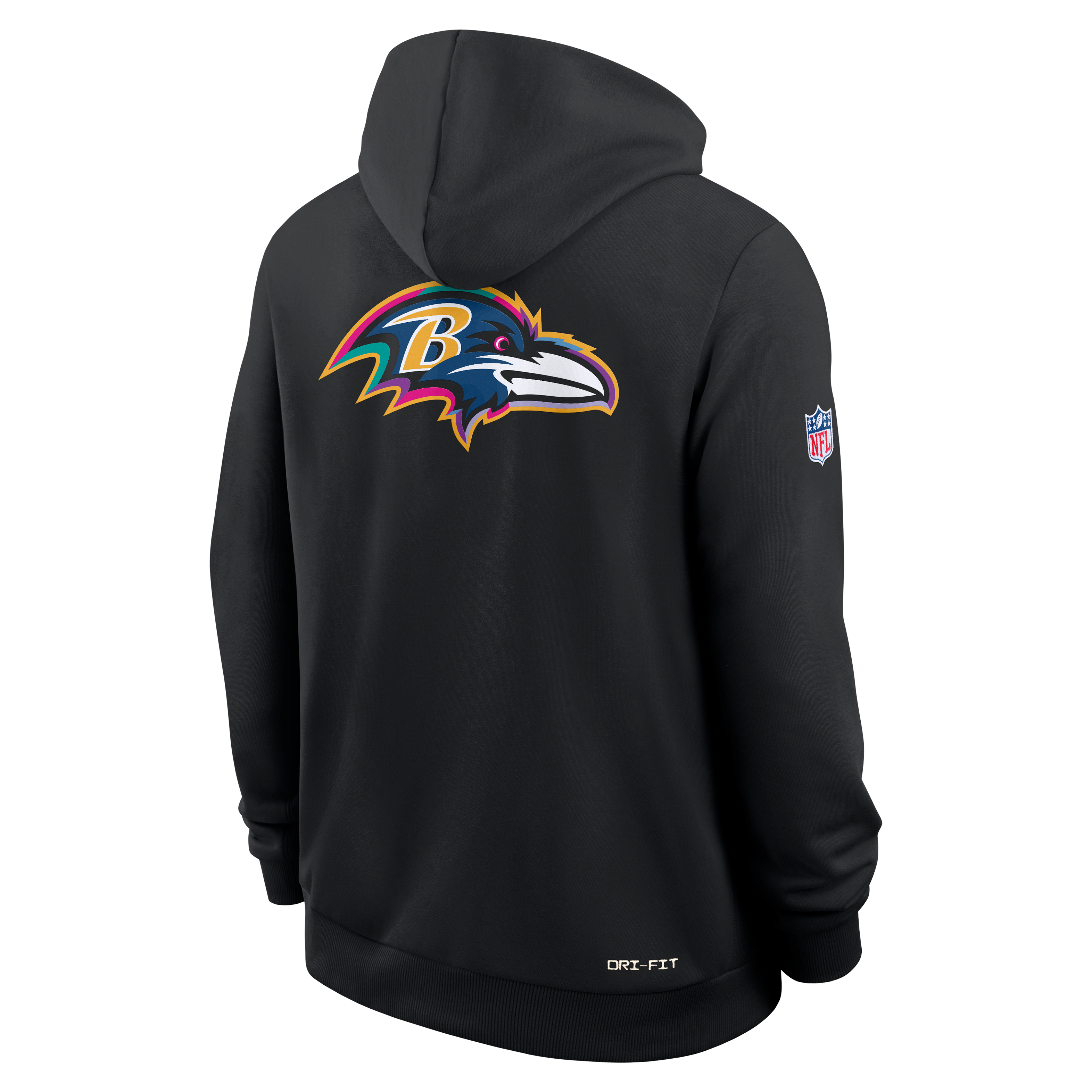 Baltimore Ravens Crucial Catch Sideline Men's Nike Dri-FIT NFL Pullover Hoodie
