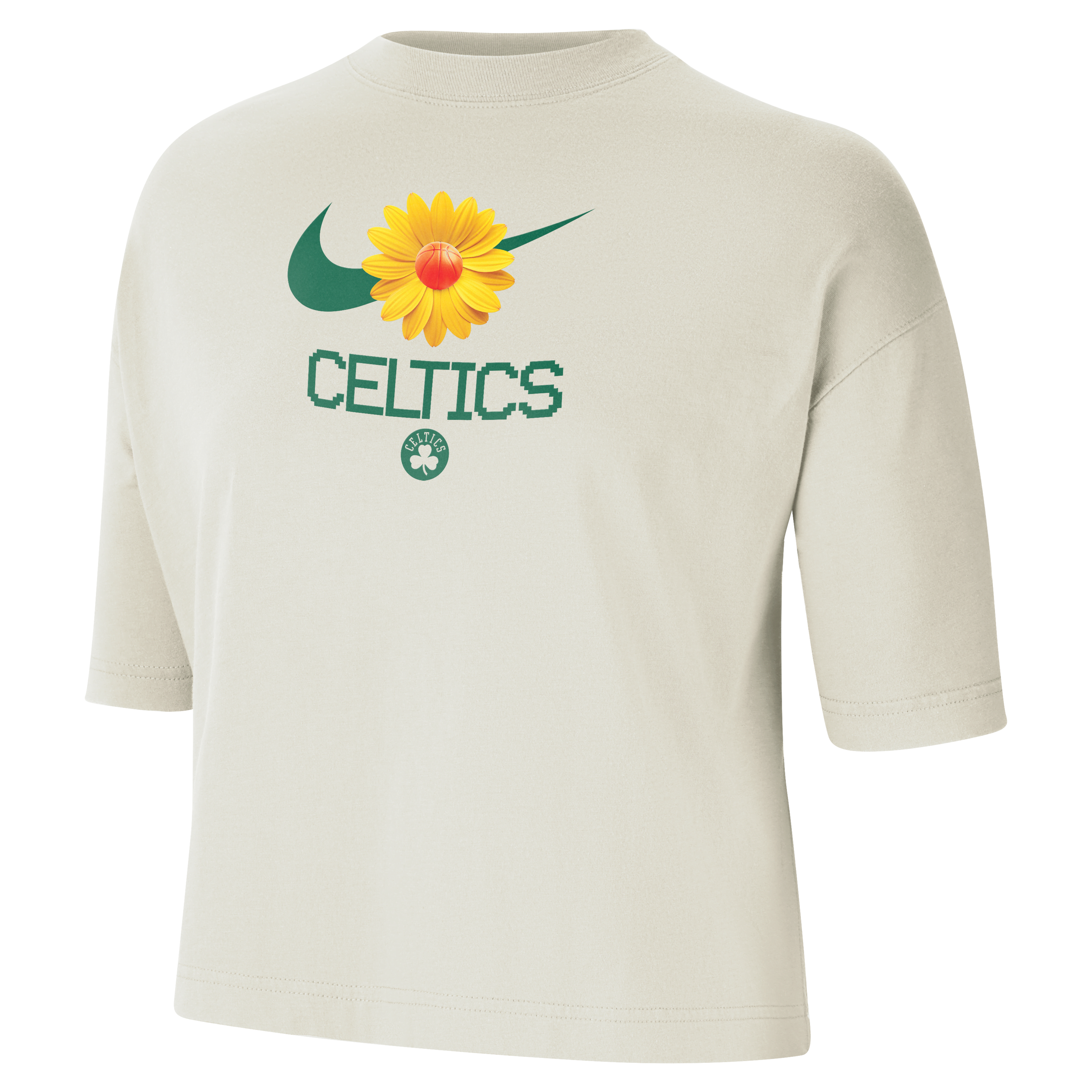 Boston Celtics Courtside Women's Nike NBA Boxy T-Shirt