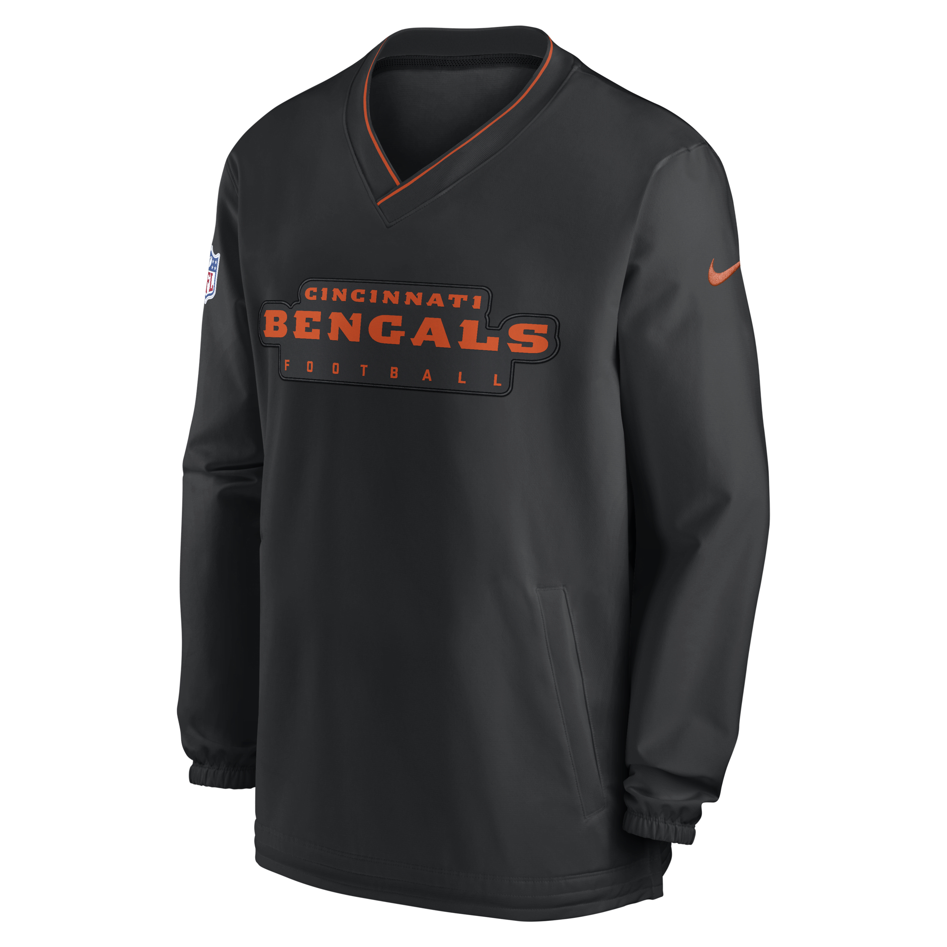 Cincinnati Bengals Sideline Men's Nike NFL Long-Sleeve Windshirt