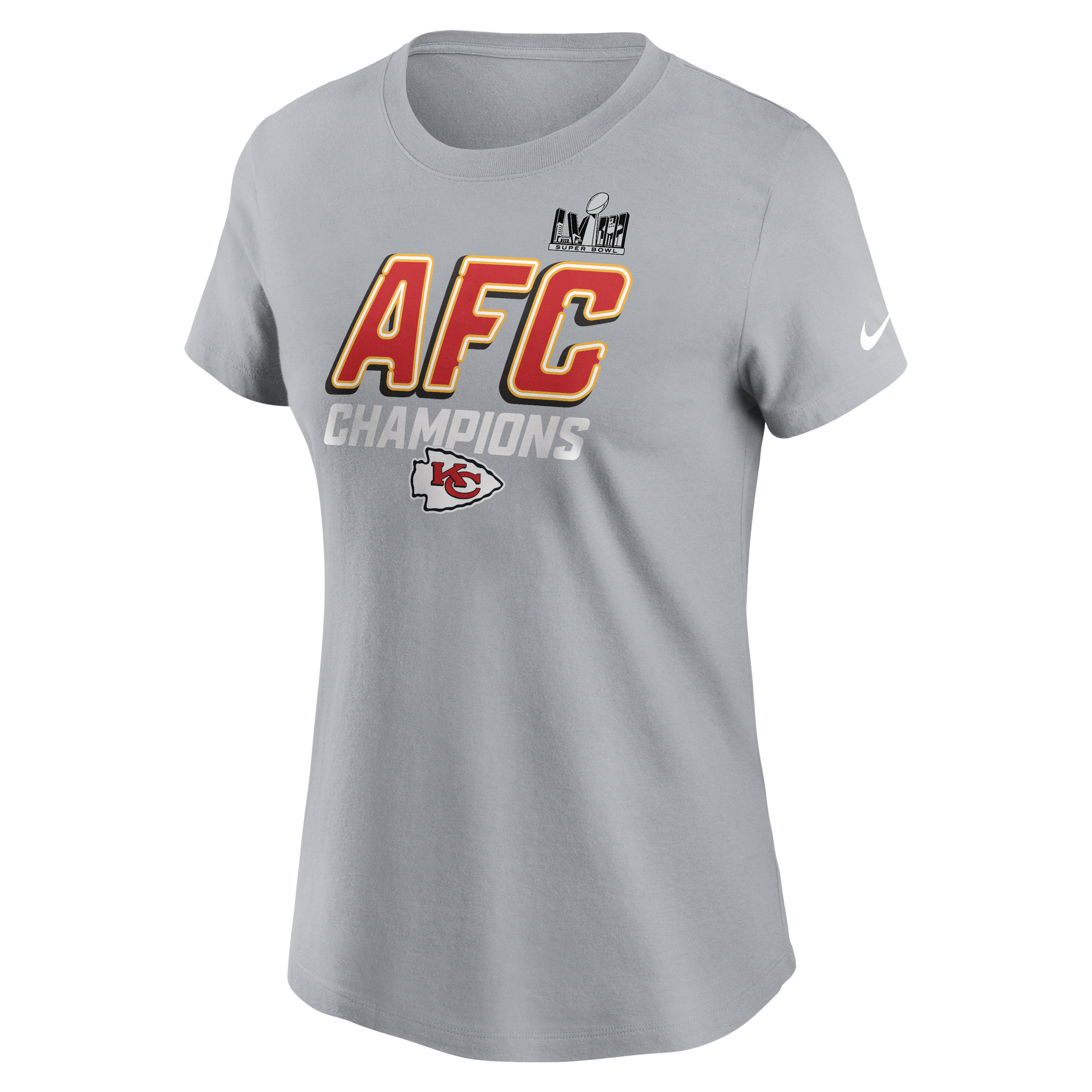 Kansas City Chiefs 2023 AFC Champions Iconic Women's Nike NFL T-Shirt