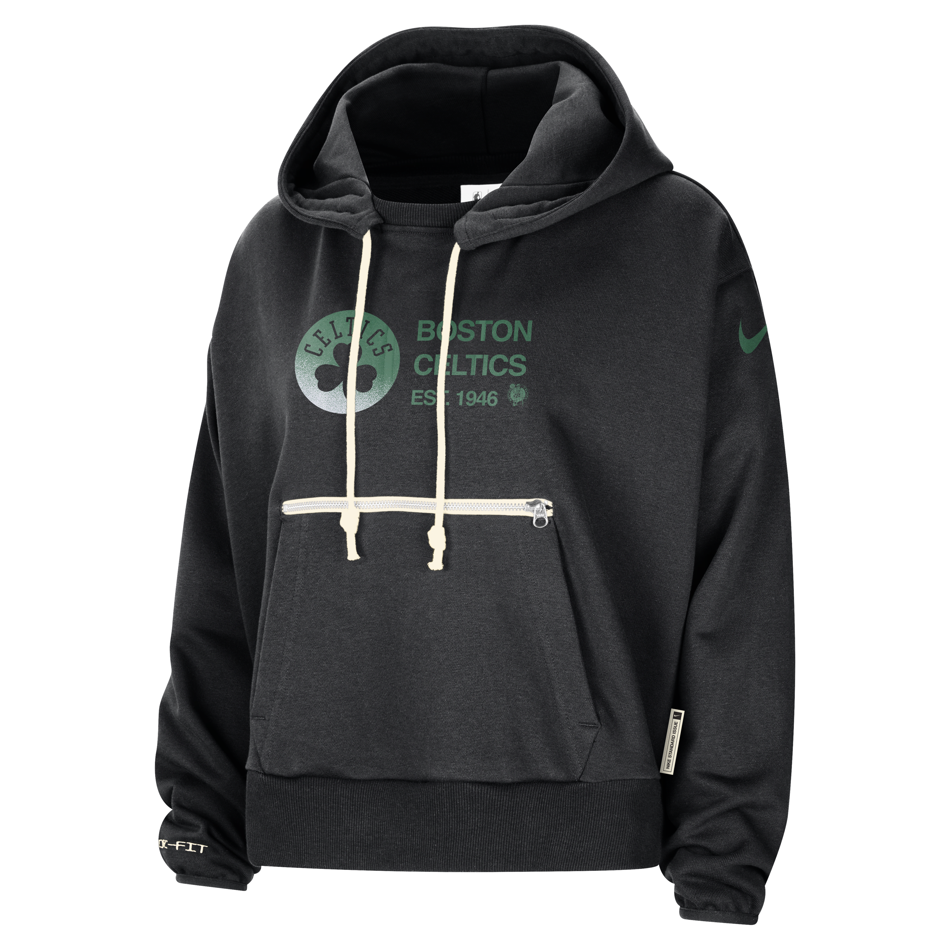 Boston Celtics Standard Issue Women's Nike Dri-FIT NBA Pullover Hoodie