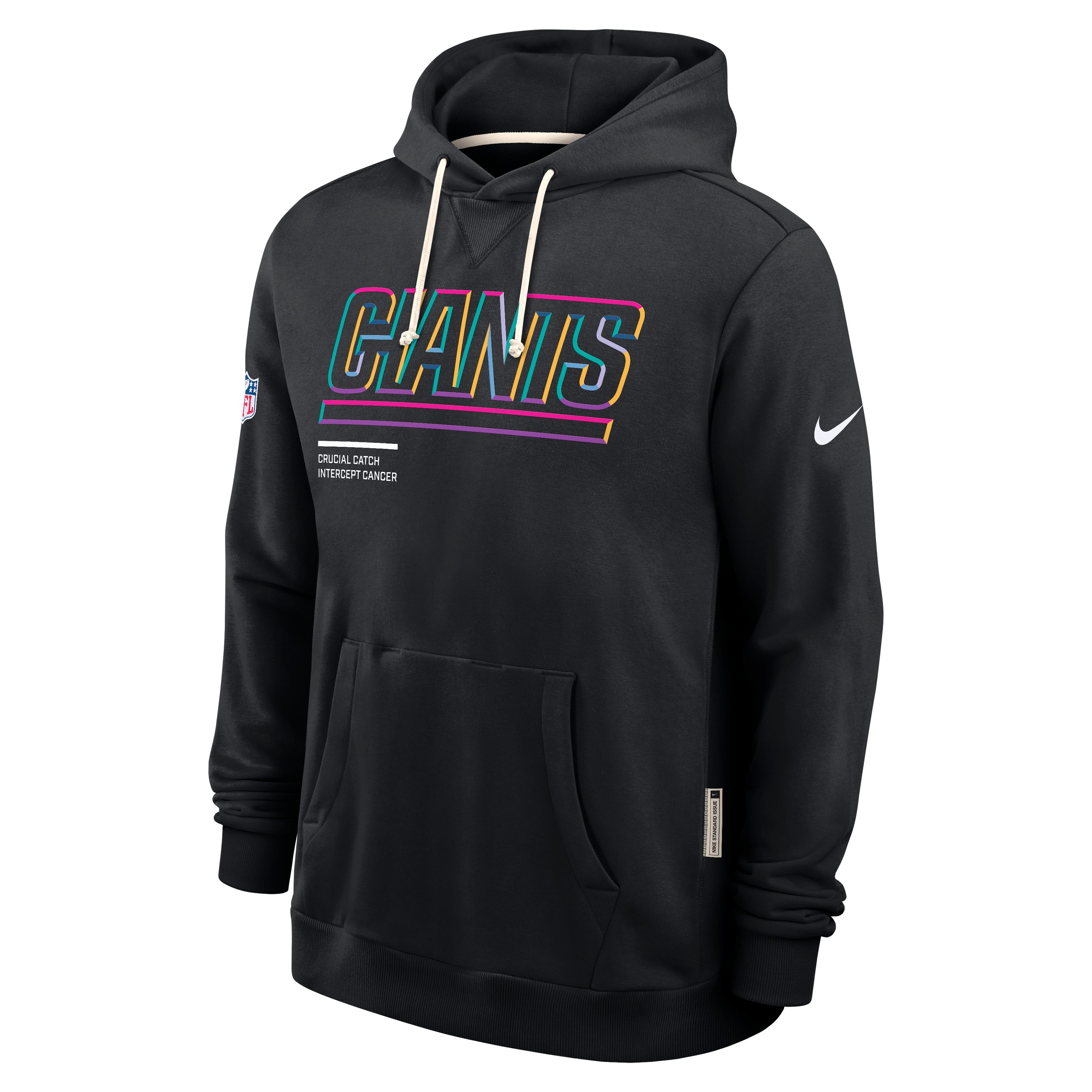 New York Giants Crucial Catch Sideline Men's Nike Dri-FIT NFL Pullover Hoodie