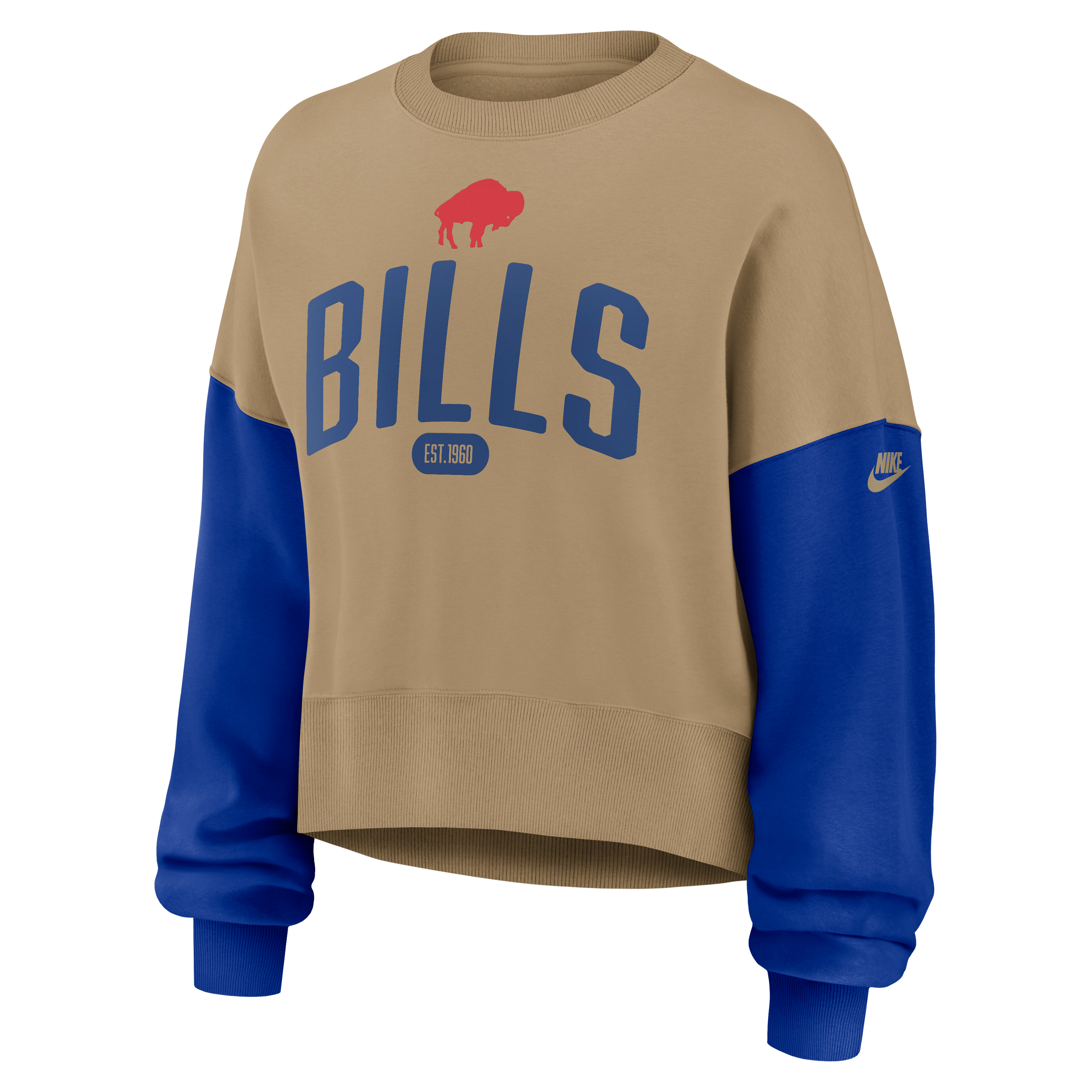 Buffalo Bills Rewind Women's Nike NFL Pullover Crew
