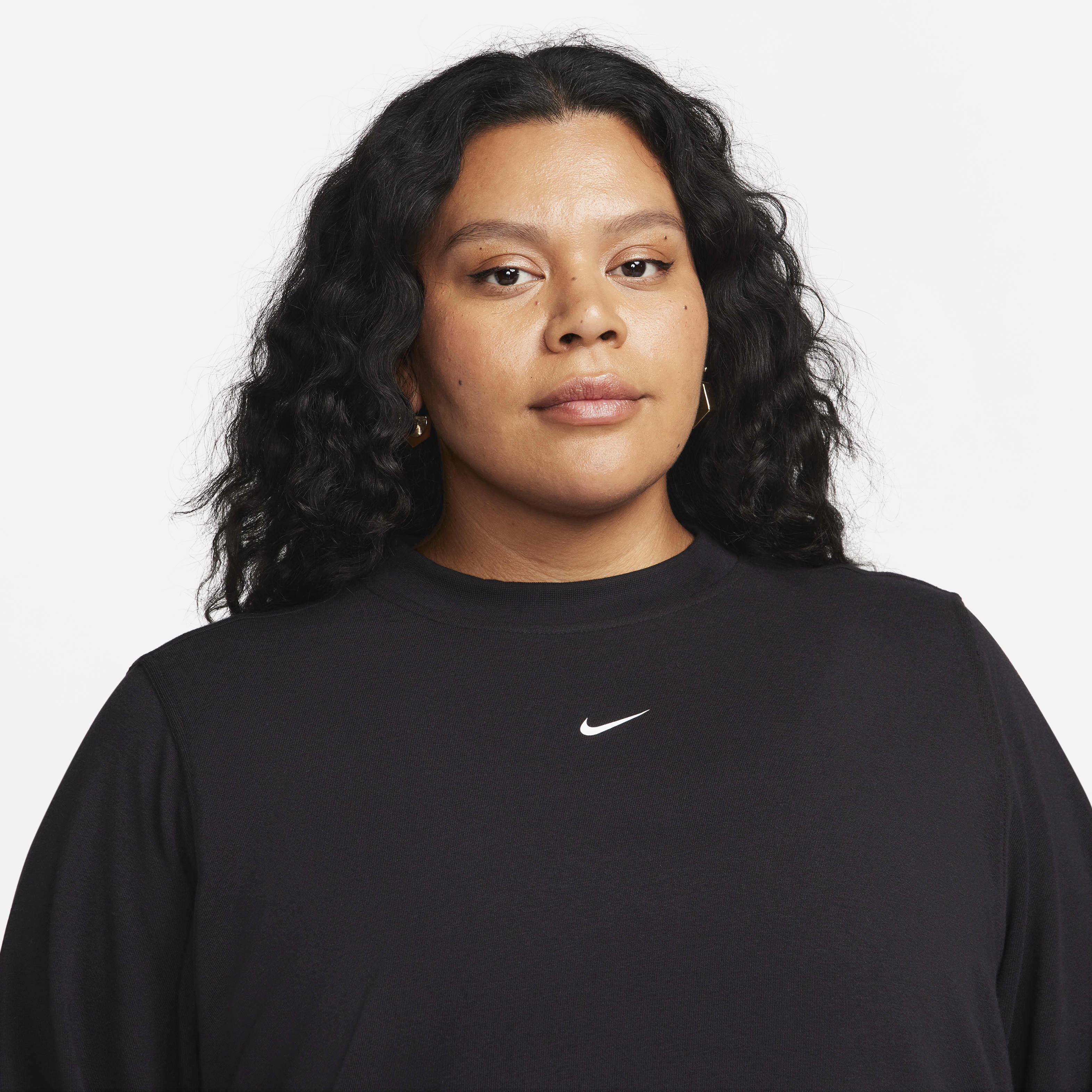 Nike Dri-FIT One Women's Crew-Neck French Terry Tunic (Plus Size)