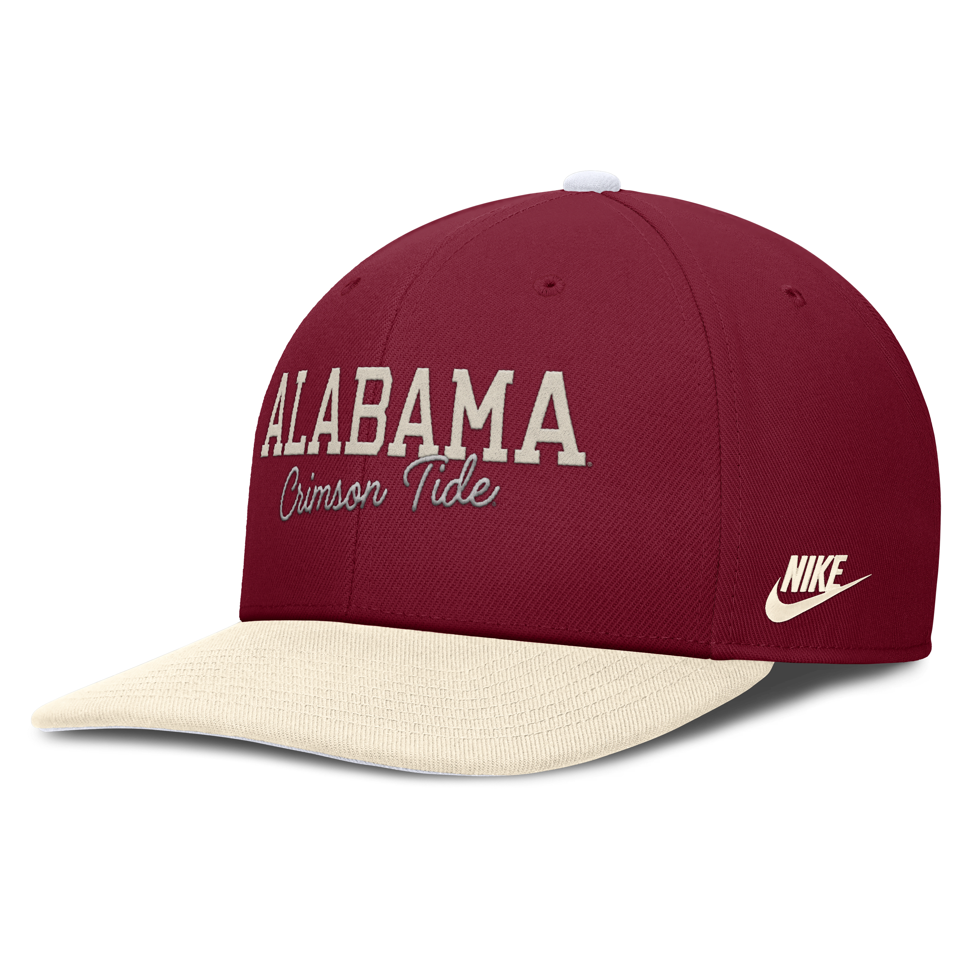 Alabama Legacy Script Men's Nike Dri-FIT College Adjustable Hat