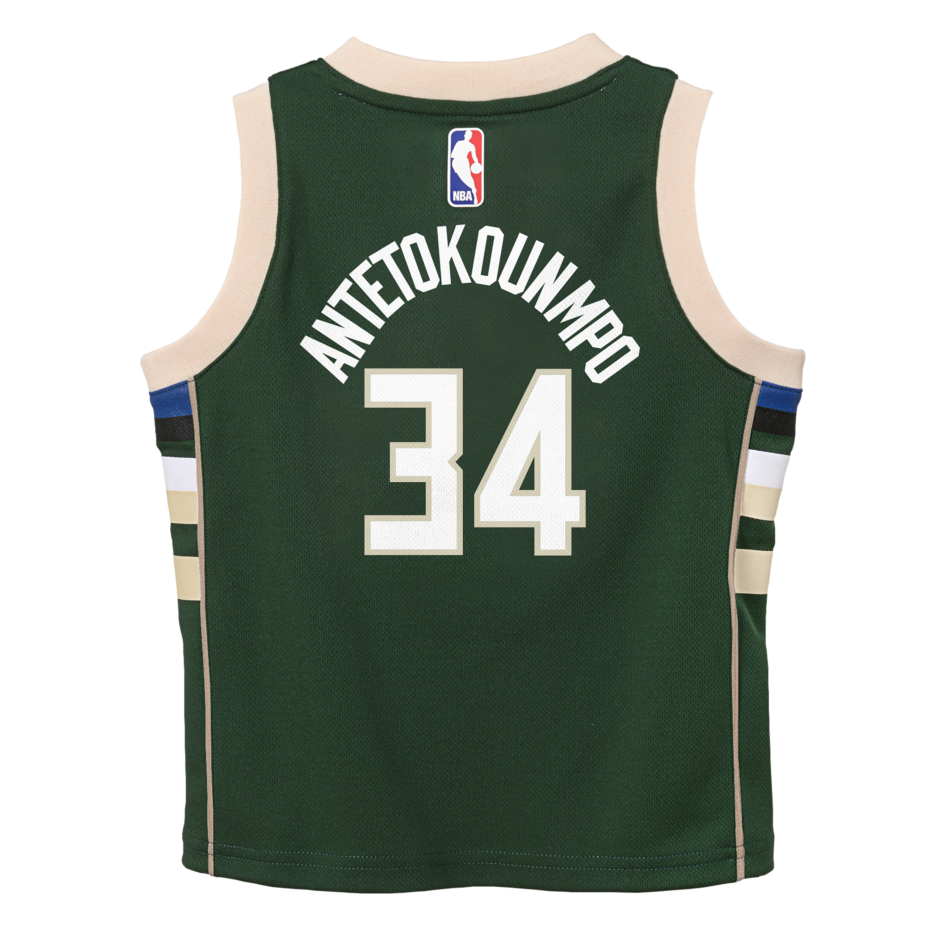 Giannis Antetokounmpo Milwaukee Bucks Icon Edition Toddler (2T) Nike NBA Swingman Jersey