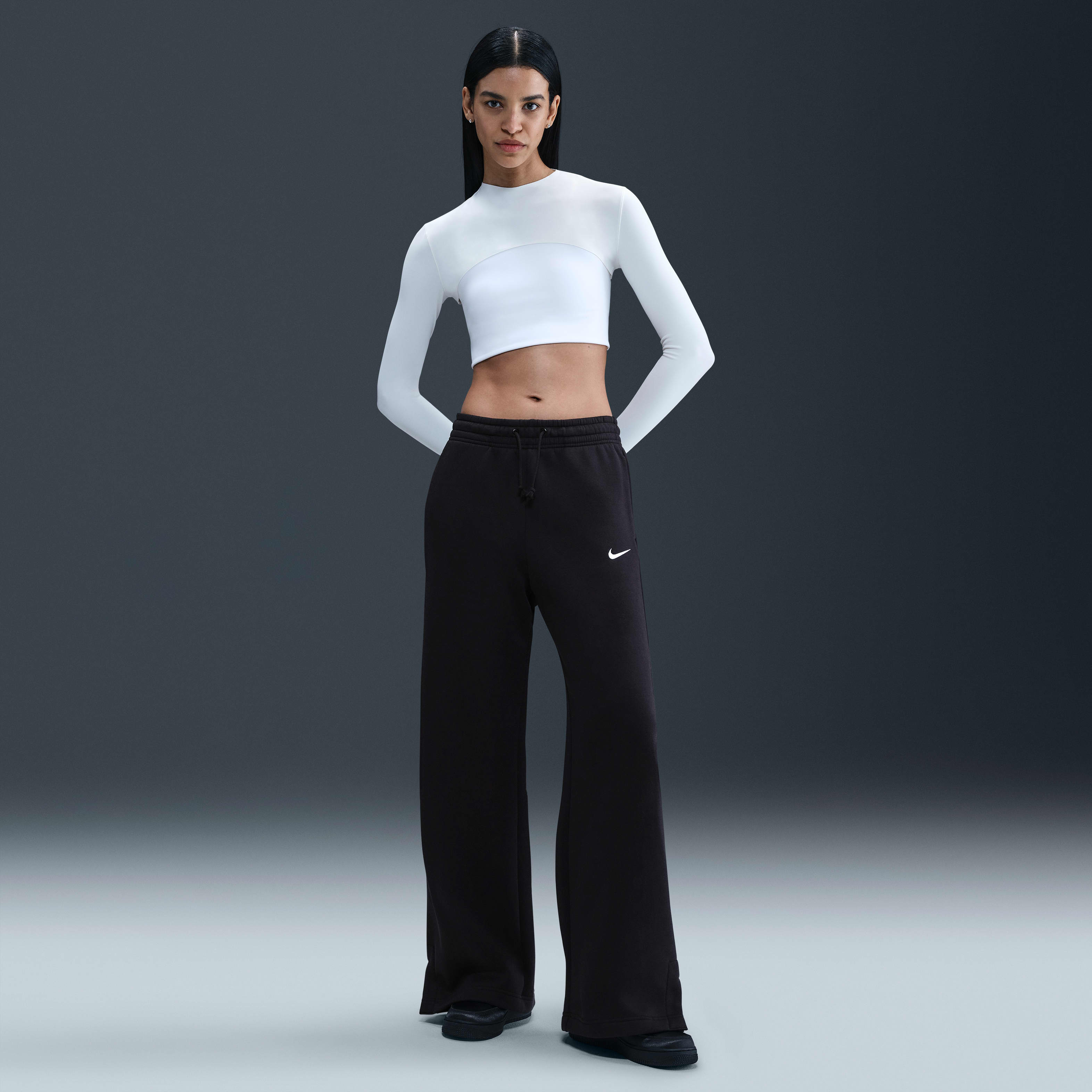 Nike Sportswear Phoenix Fleece Women's High-Waisted Wide-Leg Pants