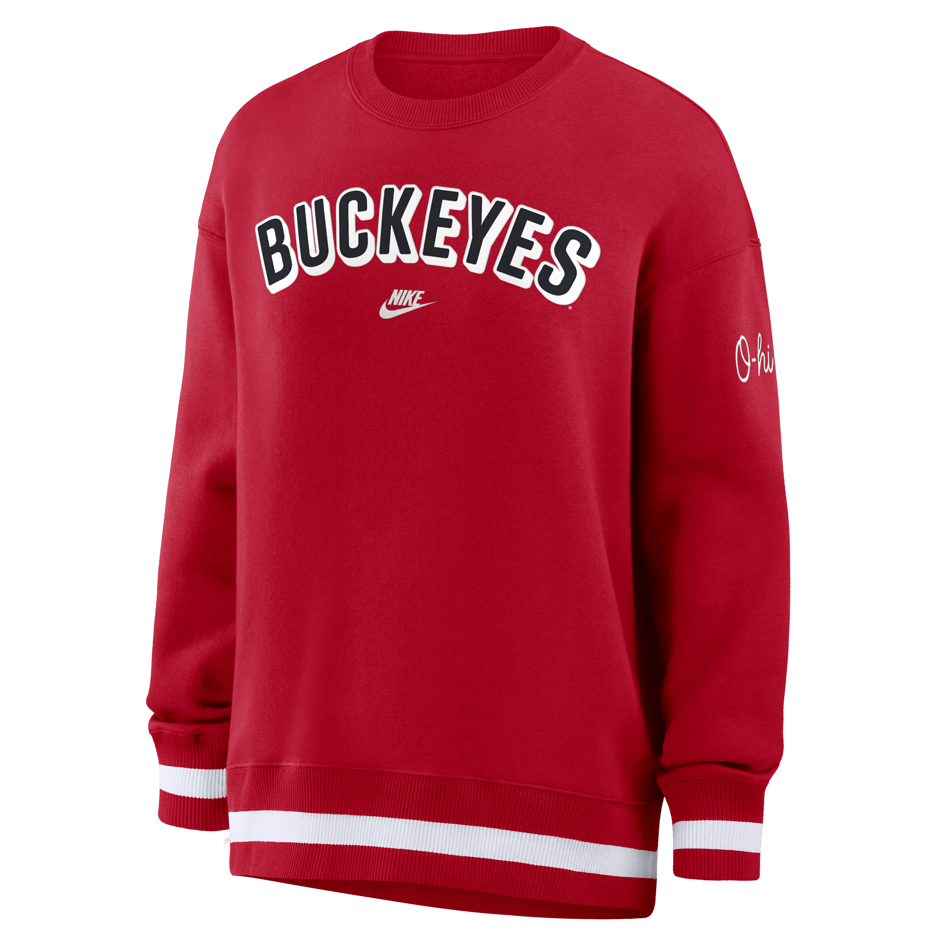 Ohio State Legacy Phoenix Women's Nike College Oversized Pullover Crew