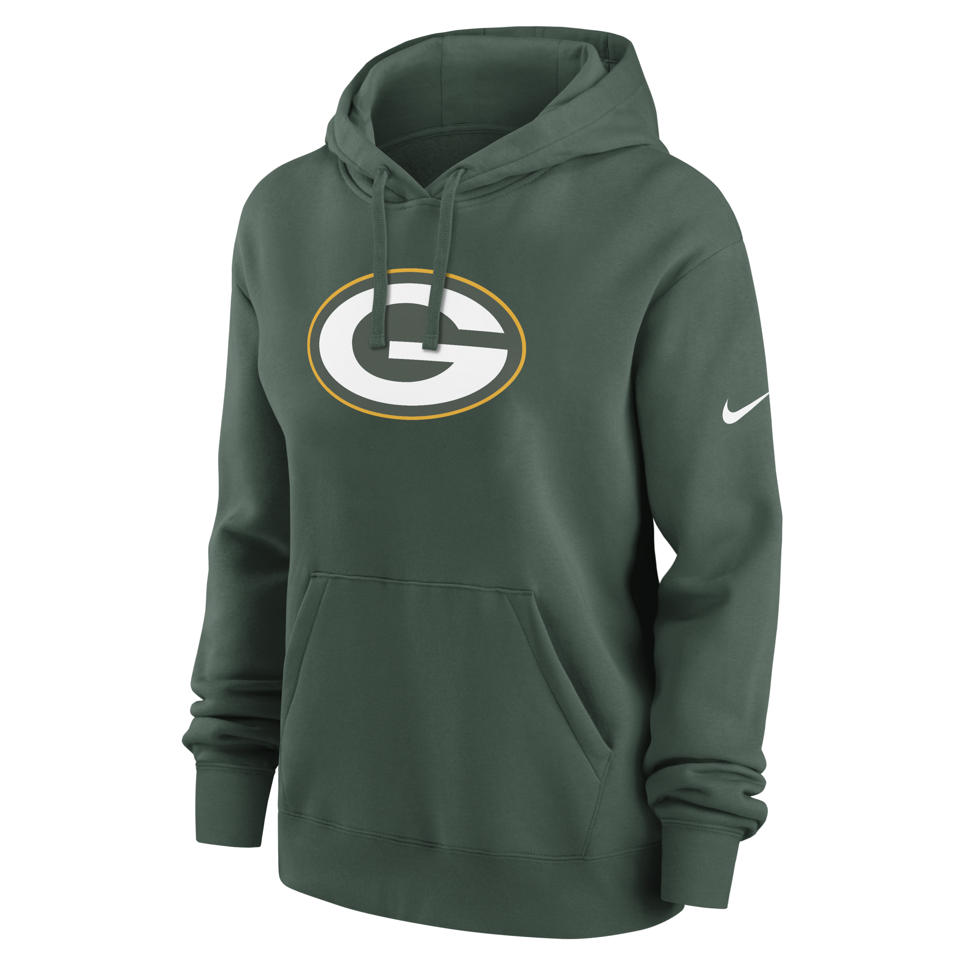 Green Bay Packers Club Women's Nike NFL Pullover Hoodie